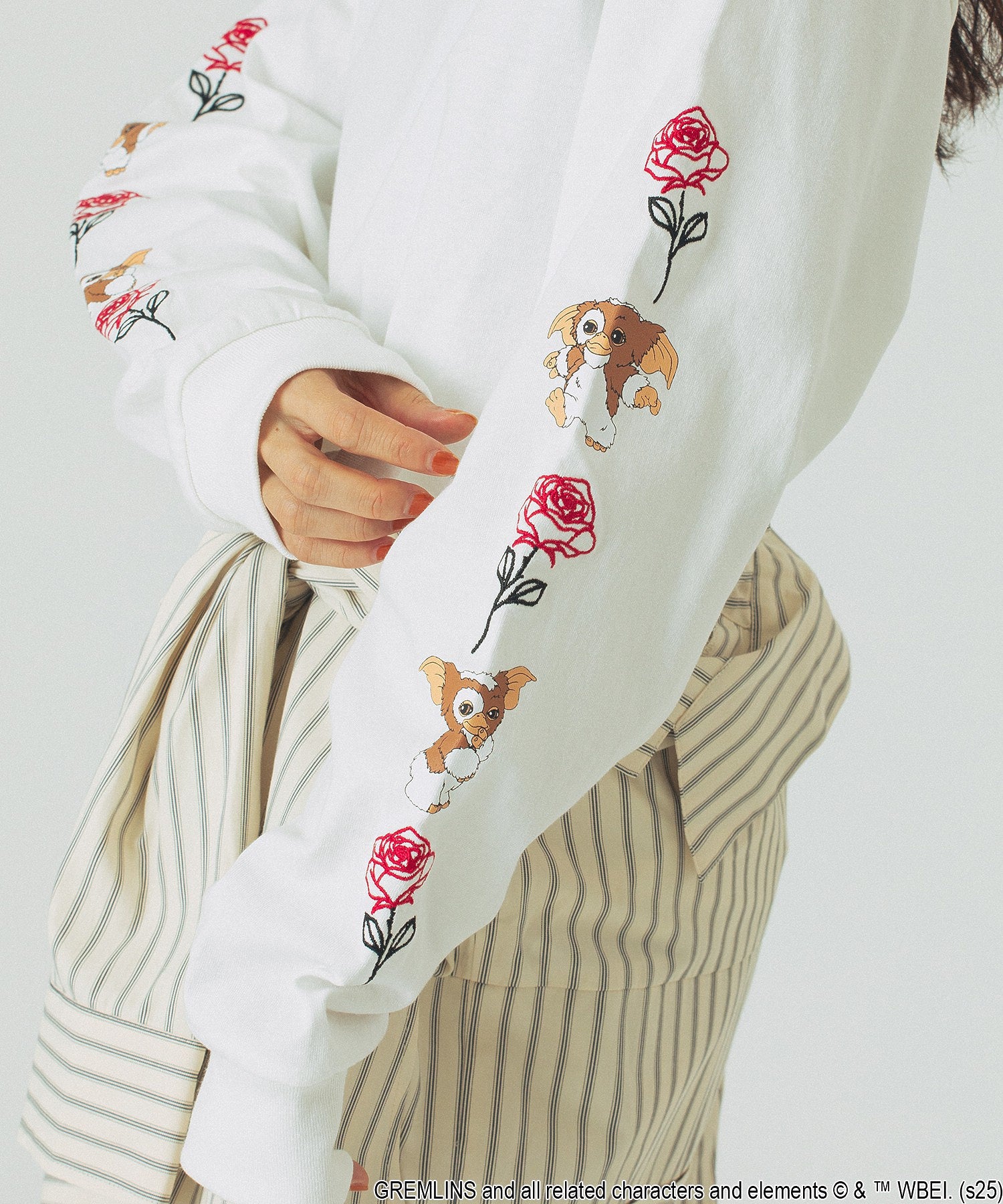 ROSE BUD LIMITED / GREMLINS ROSE L/S TEE