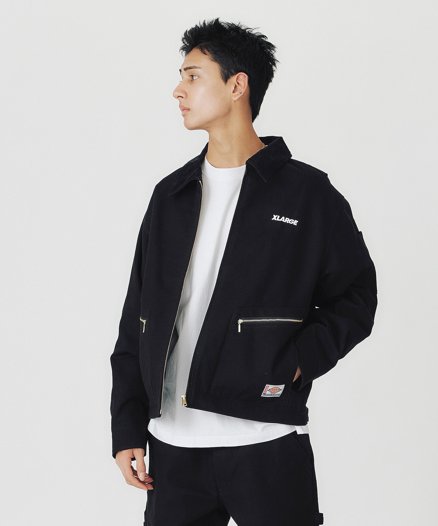 XLARGE×Dickies work jacket BLACK Lワークジャケット
