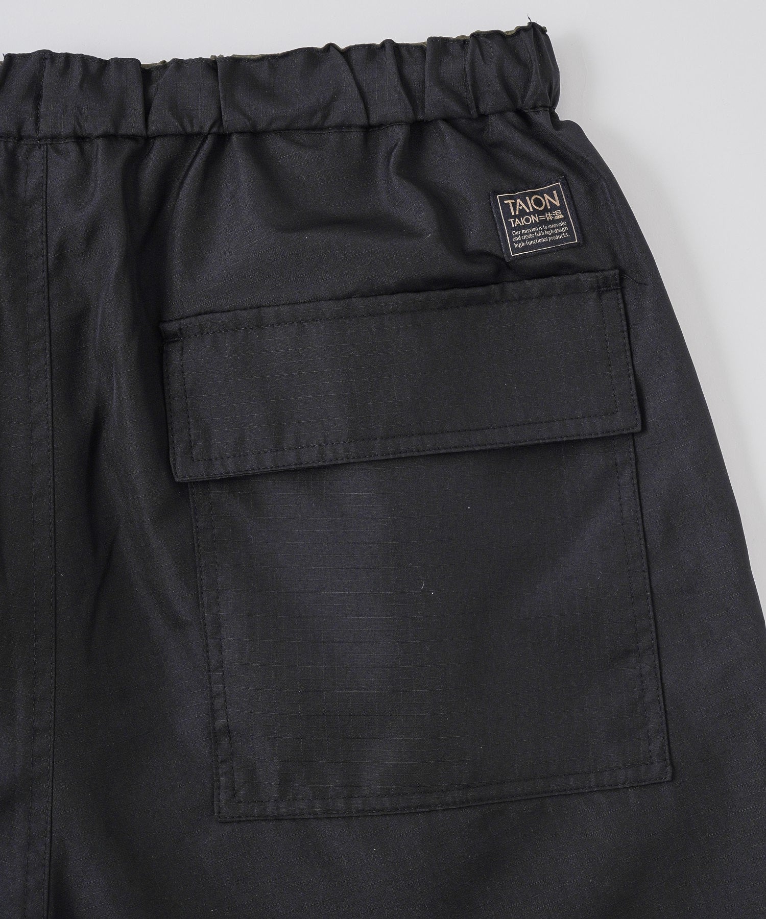 TAION/タイオン/NON DOWN MILITARY RVS WIDE SHORTS/R039NDML-1