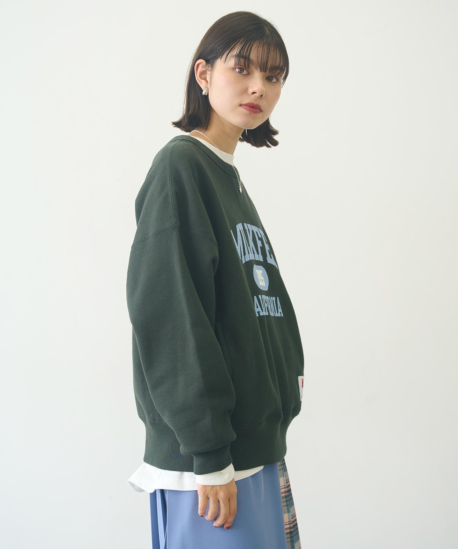 MILKFED.×CHAMPION SWEAT TOP