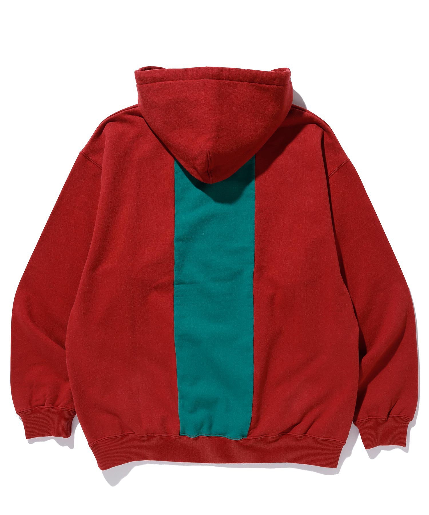 PATCHWORK PULLOVER HOODED SWEAT XLARGE