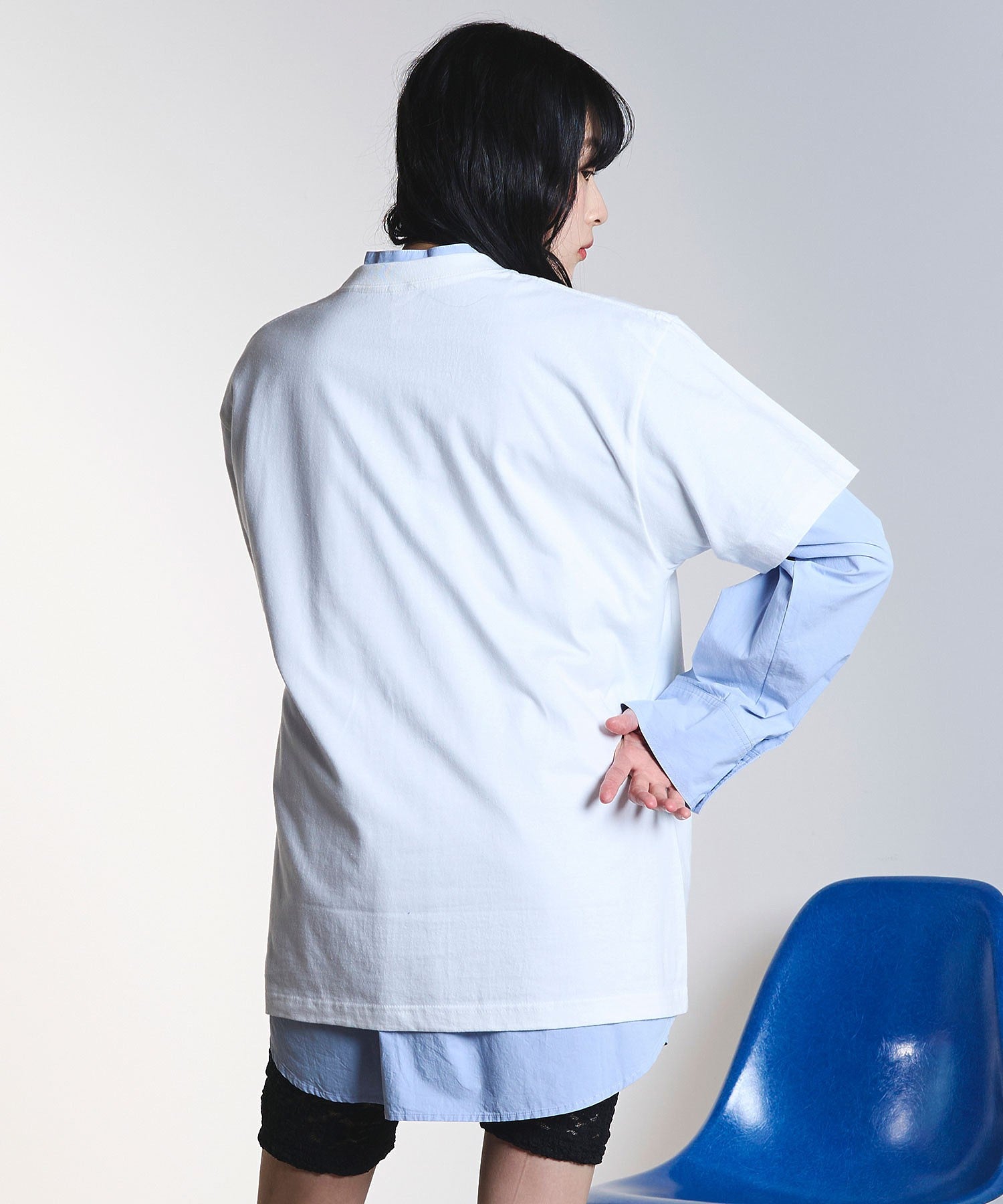 model:169cm 着用サイズ:L