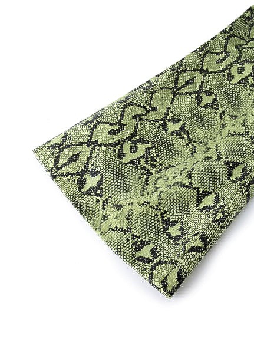 SNAKE PATTERN FLARE PANTS X-girl