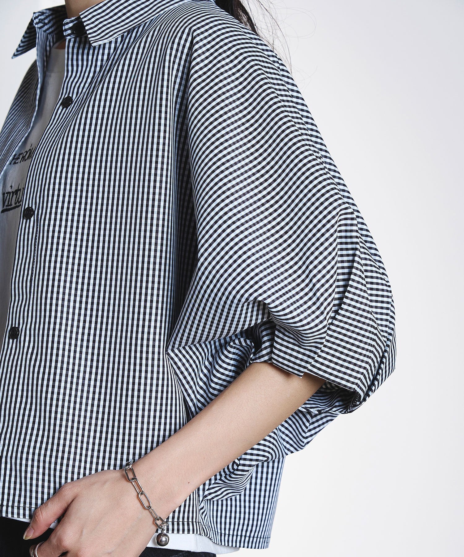 WIDE PUFF SLEEVE SHIRT