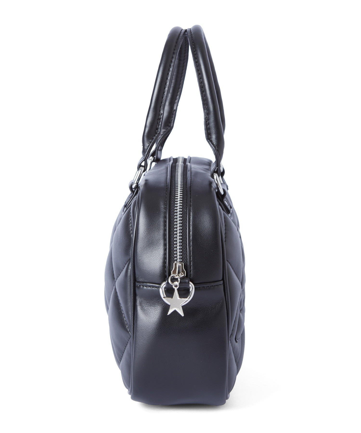 XG LOGO QUILTED BOSTON BAG