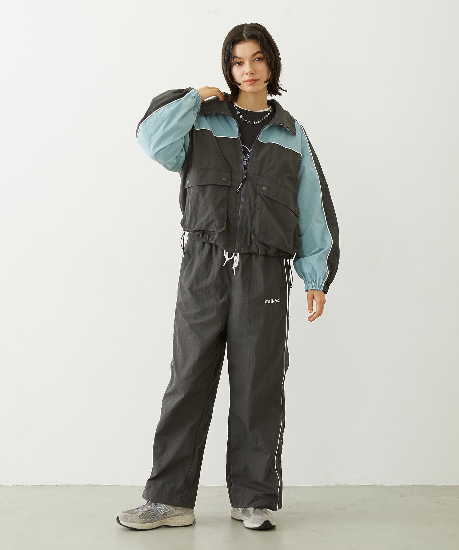 CUTOUT LOGO TRACK PANTS