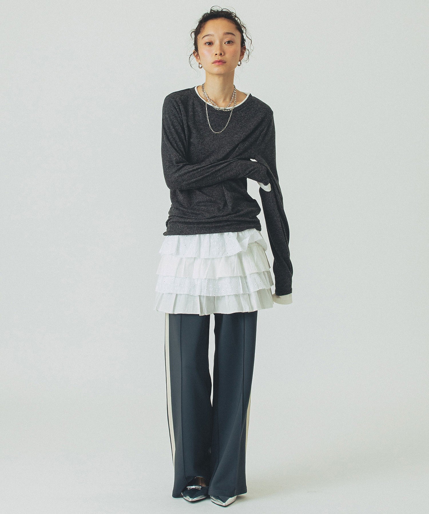 model:161cm 着用サイズ:ONE SIZE