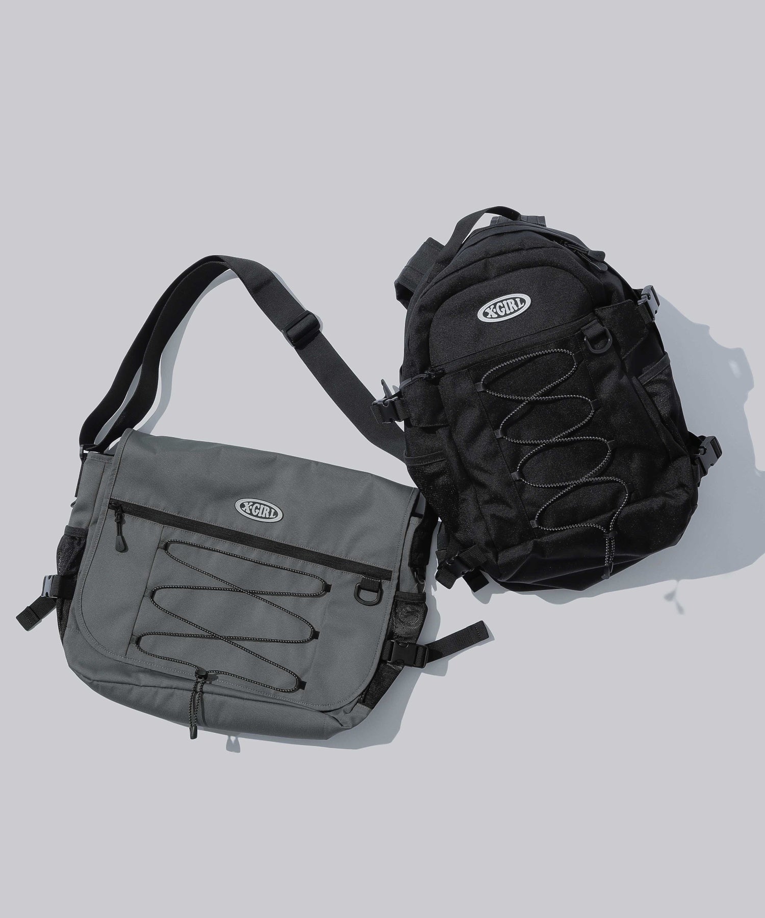 OVAL LOGO BUNGEE CORD BACKPACK
