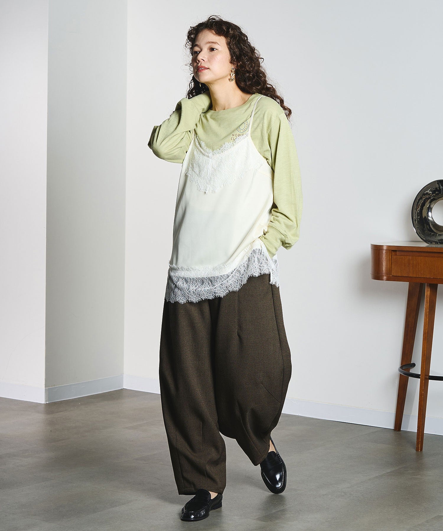 model:165cm 着用サイズ:S