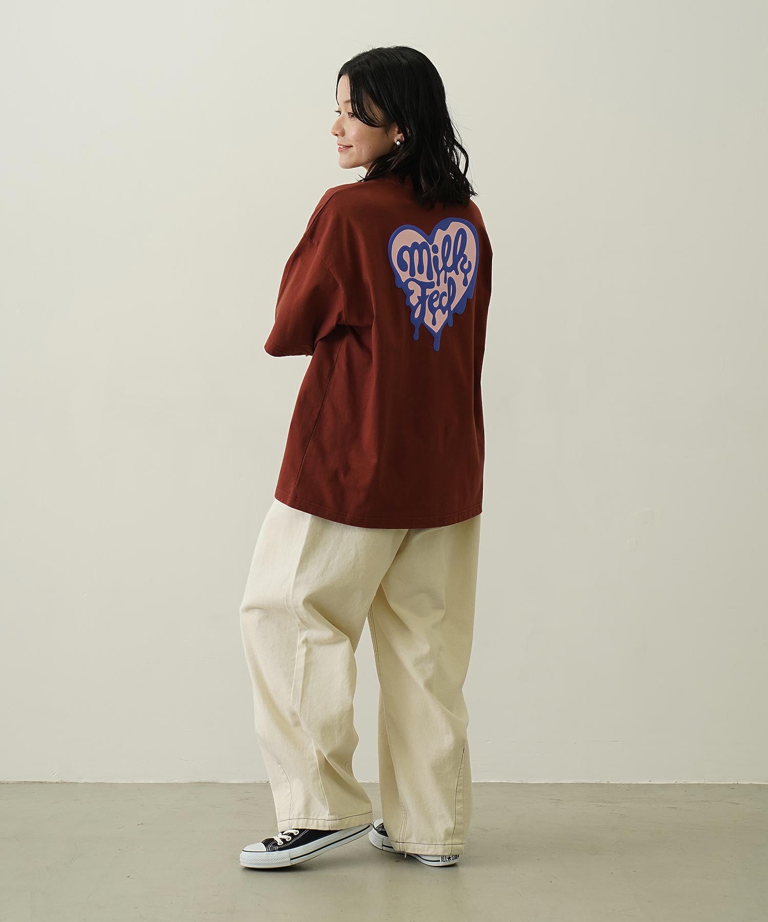 MELTY HEART FOAM PRINT WIDE S/S TEE