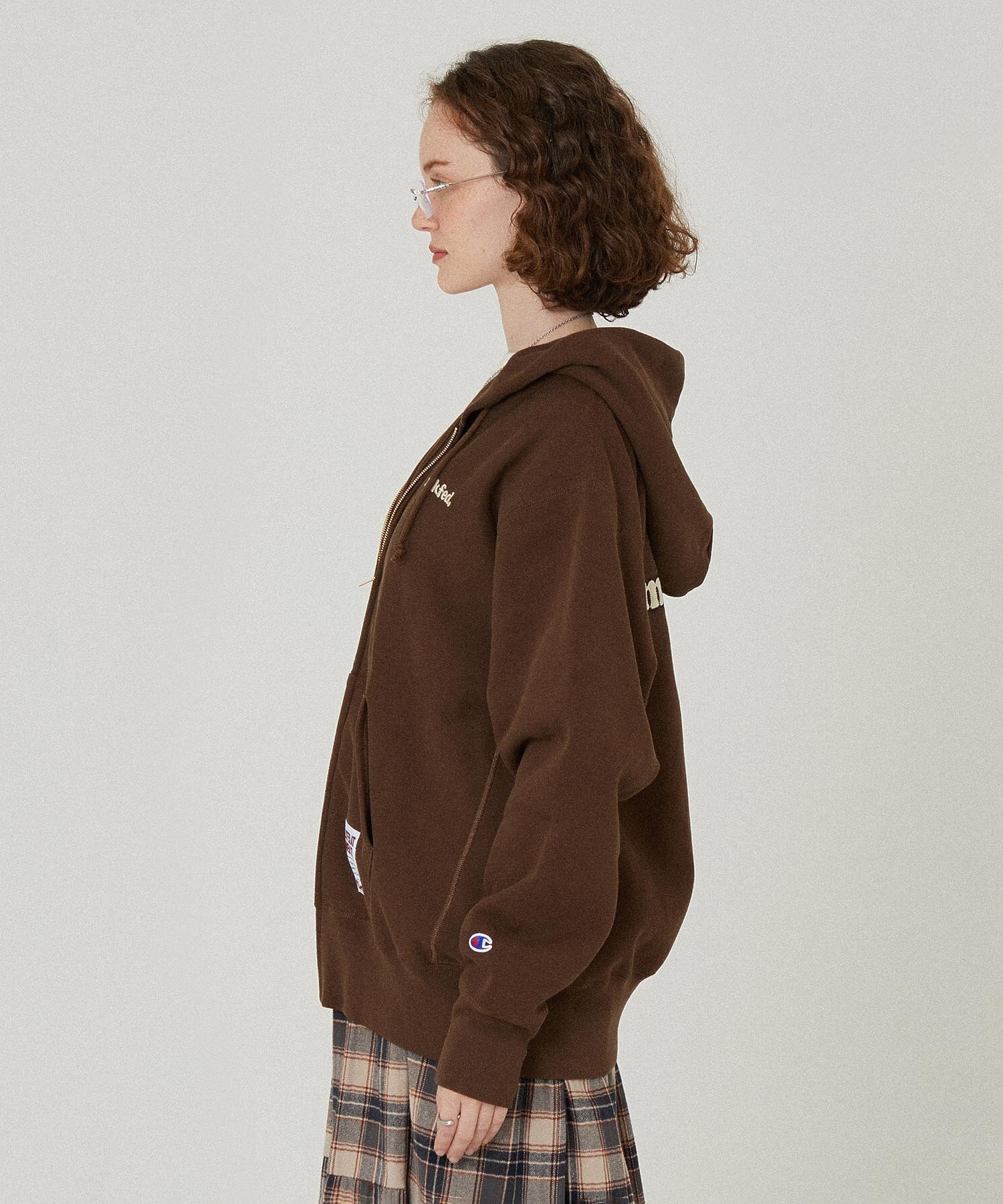 MILKFED.×CHAMPION SWEAT ZIP HOODIE