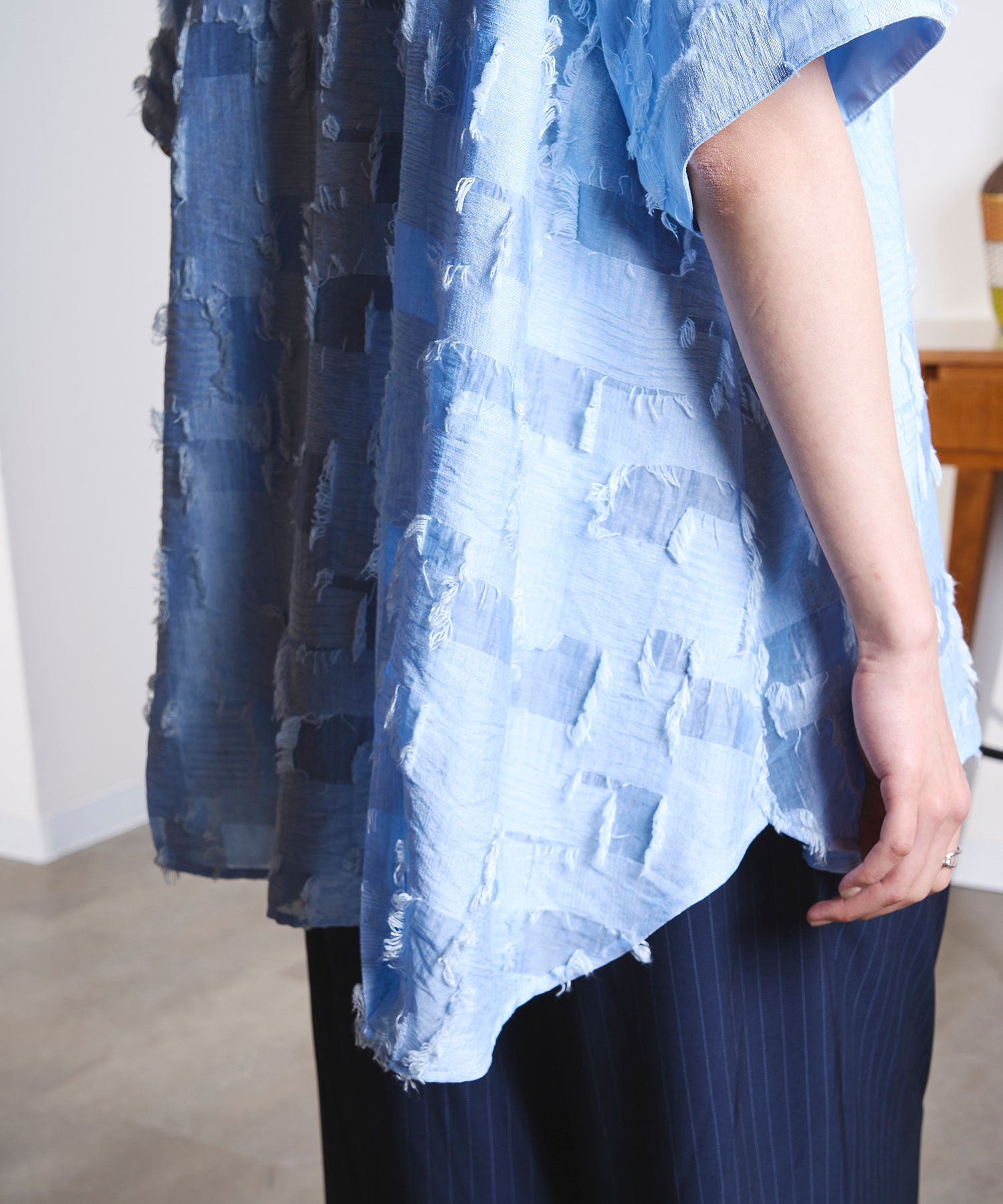 GENE HEAVENS/SHEER DOBBY S/S SHIRT