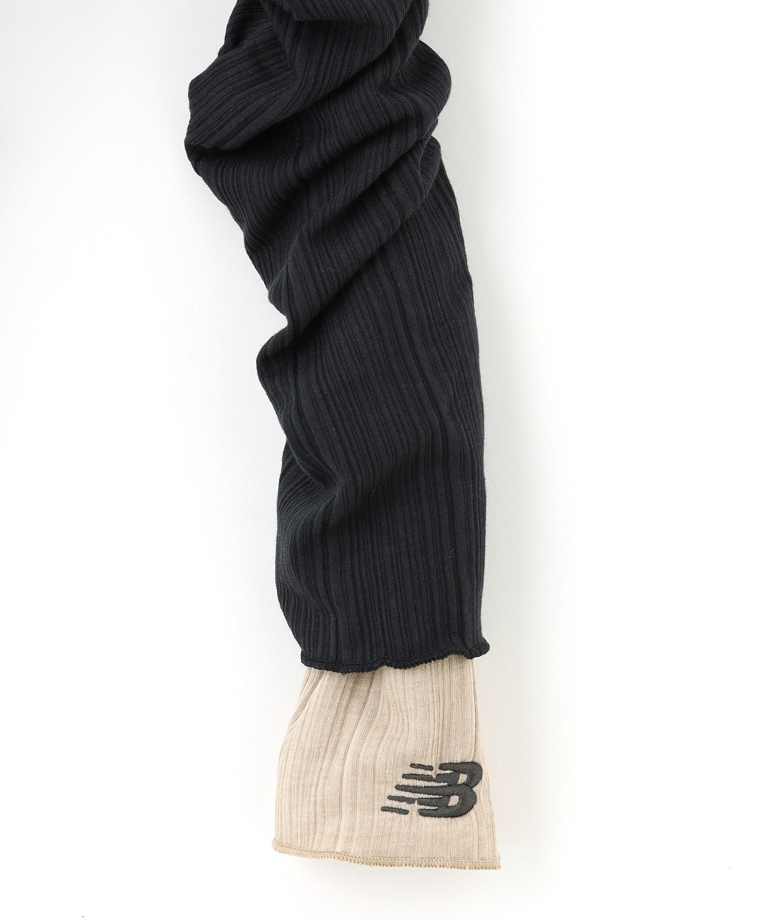 NEW BALANCE/ニューバランス/W NB Grey COLOR BLOCK L/S TOP WT61O1JA