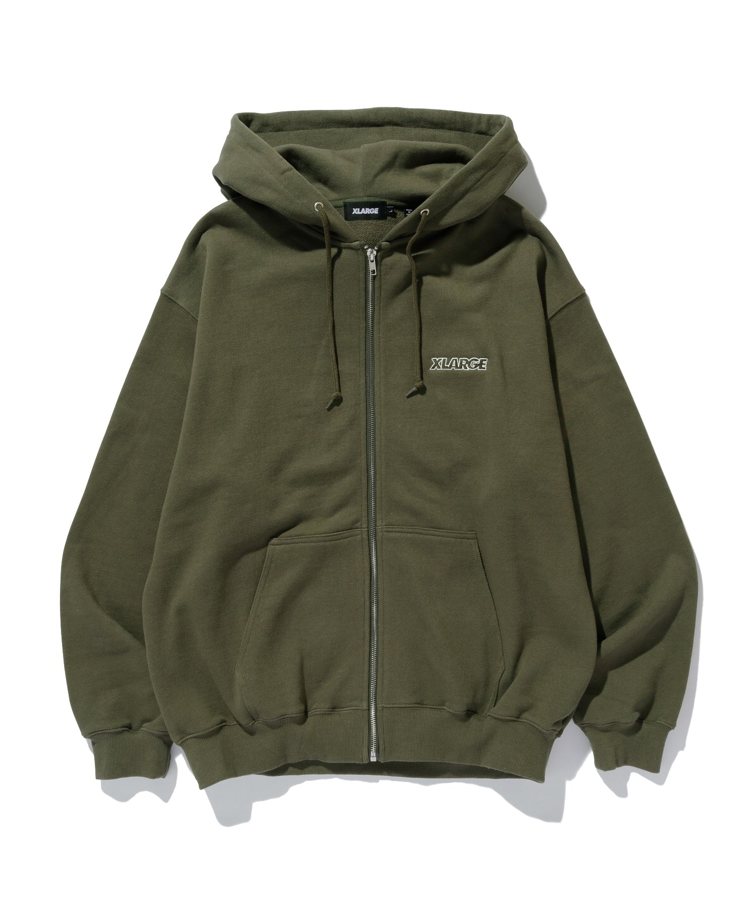 OG BOX ZIP UP HOODED SWEATSHIRT