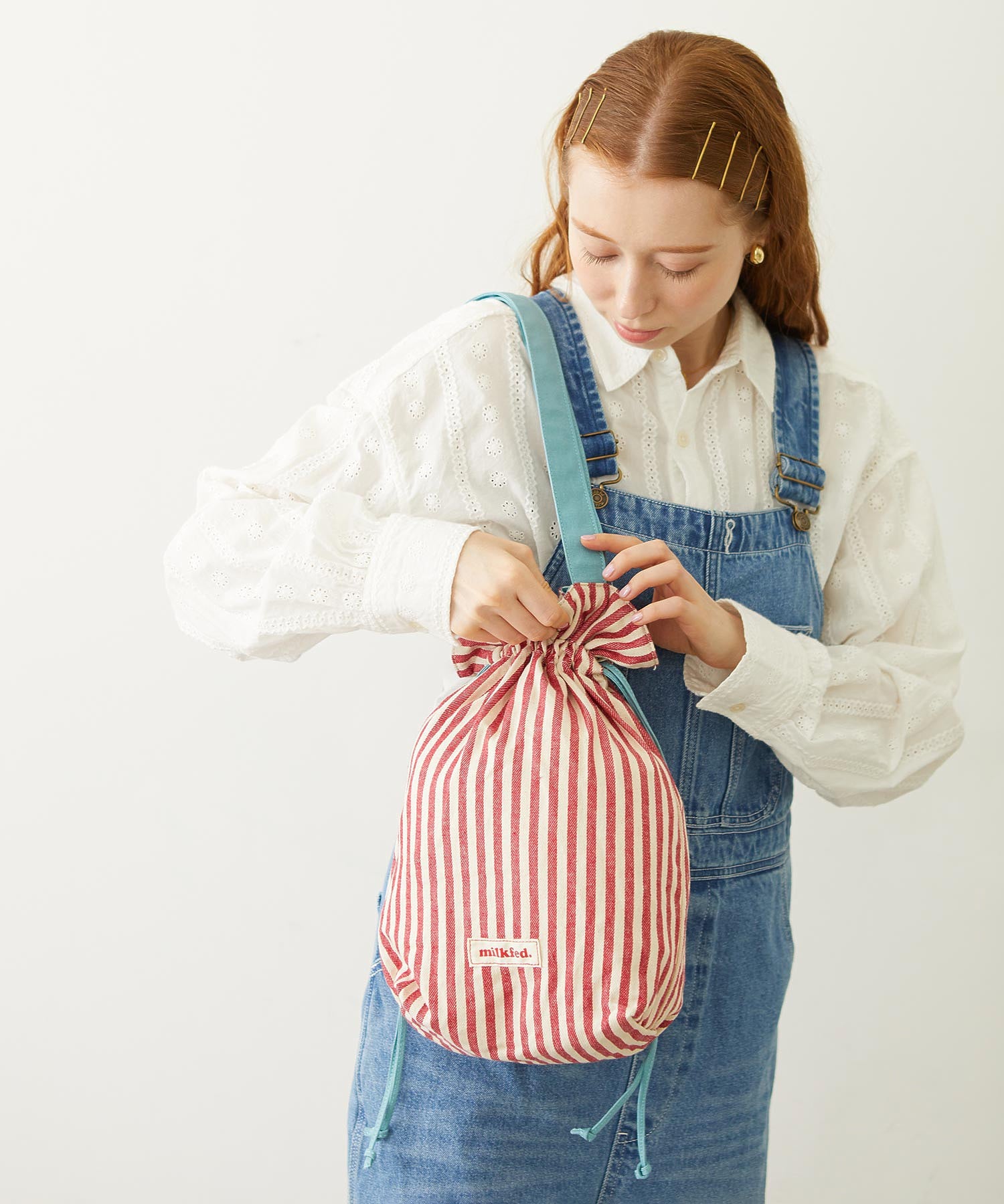STRIPED TOTE BAG