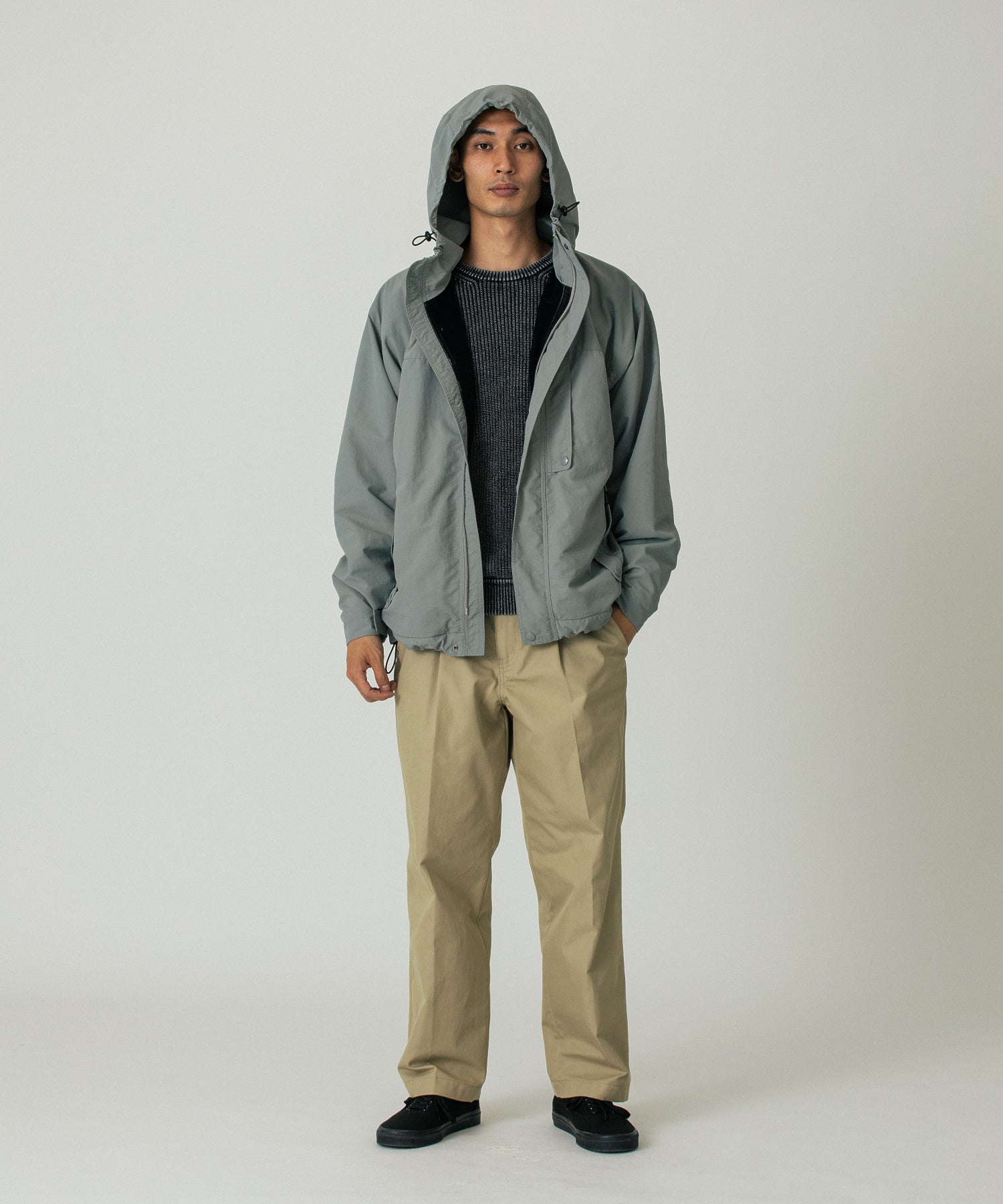 SULFUR DYED CREW NECK KNIT