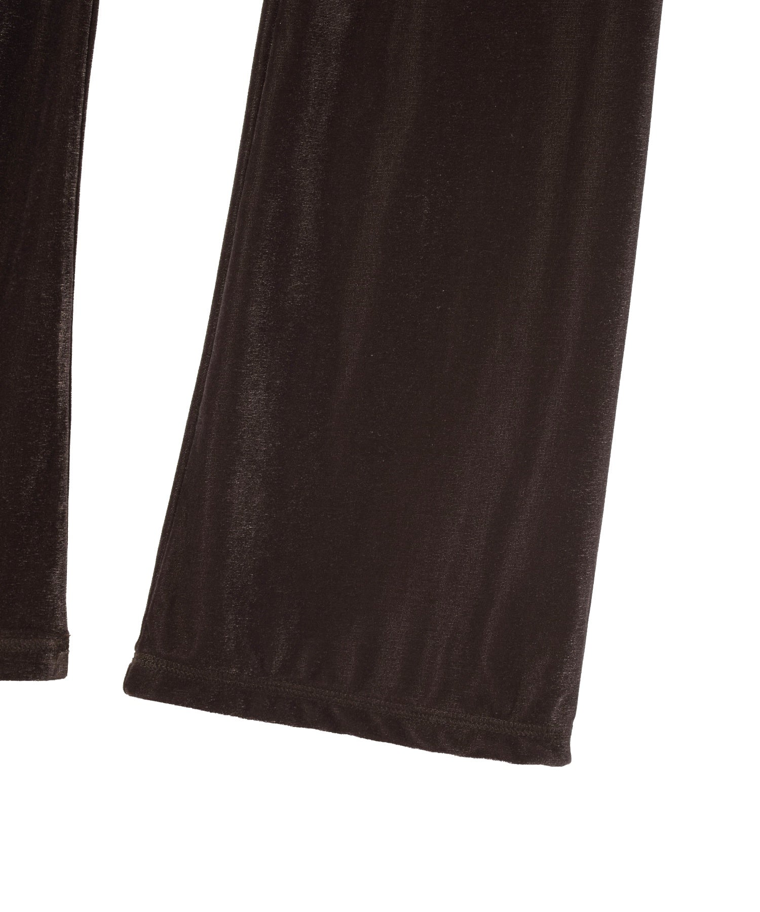 LAYERED STYLE VELOUR PANTS