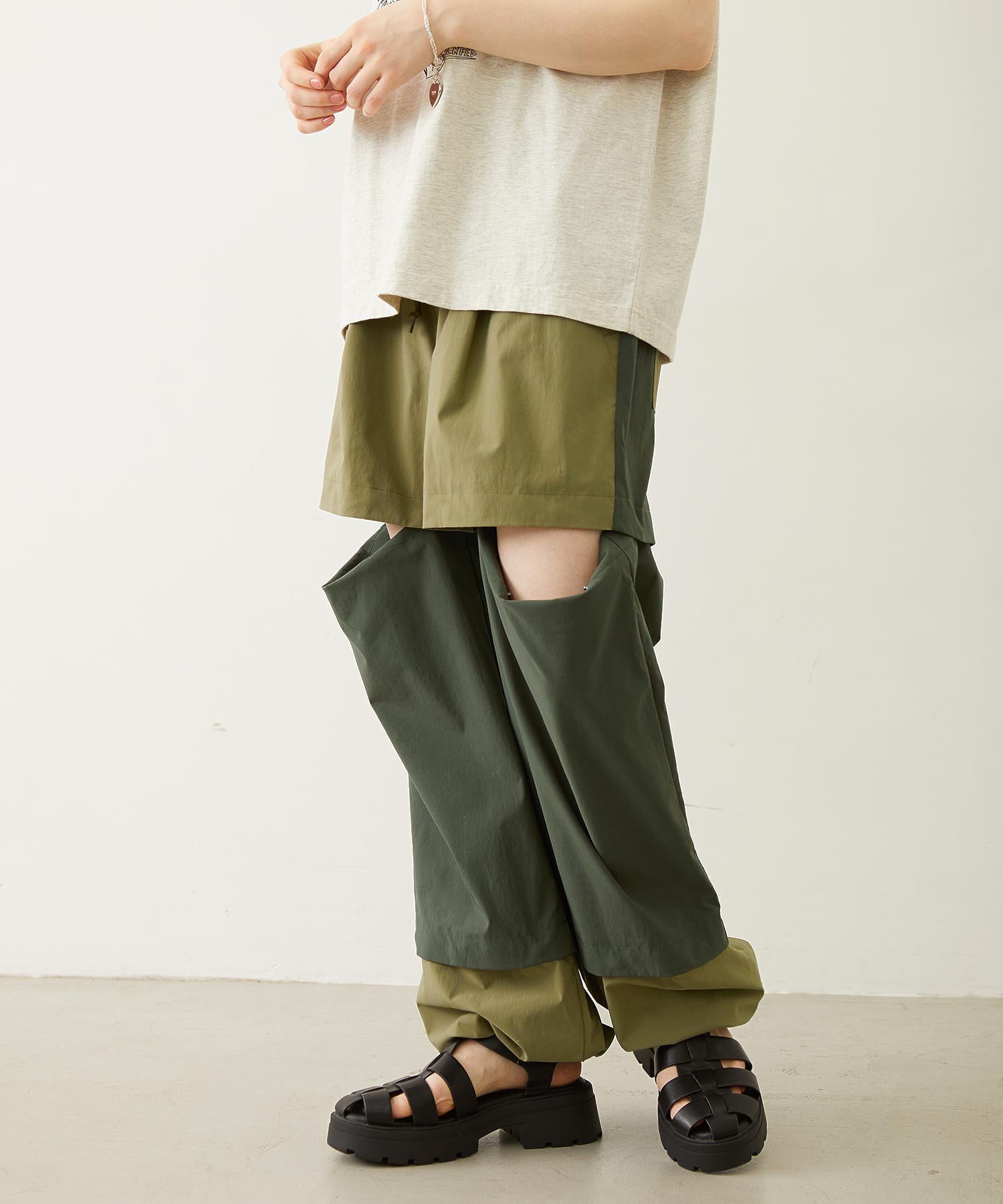 BICOLOR PANTS