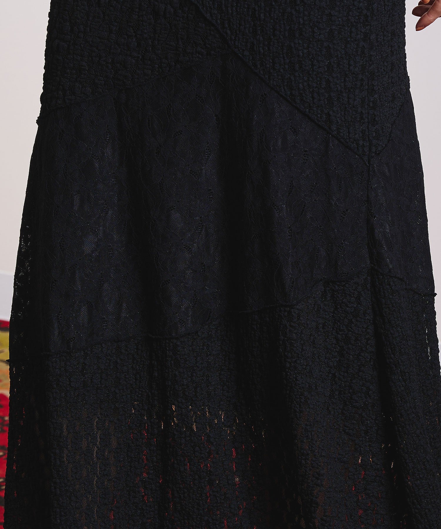 PATCHWORK LACE SKIRT