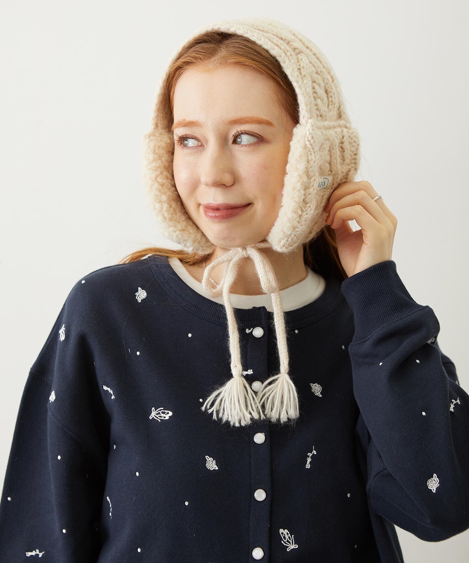 KNIT EAR MUFF