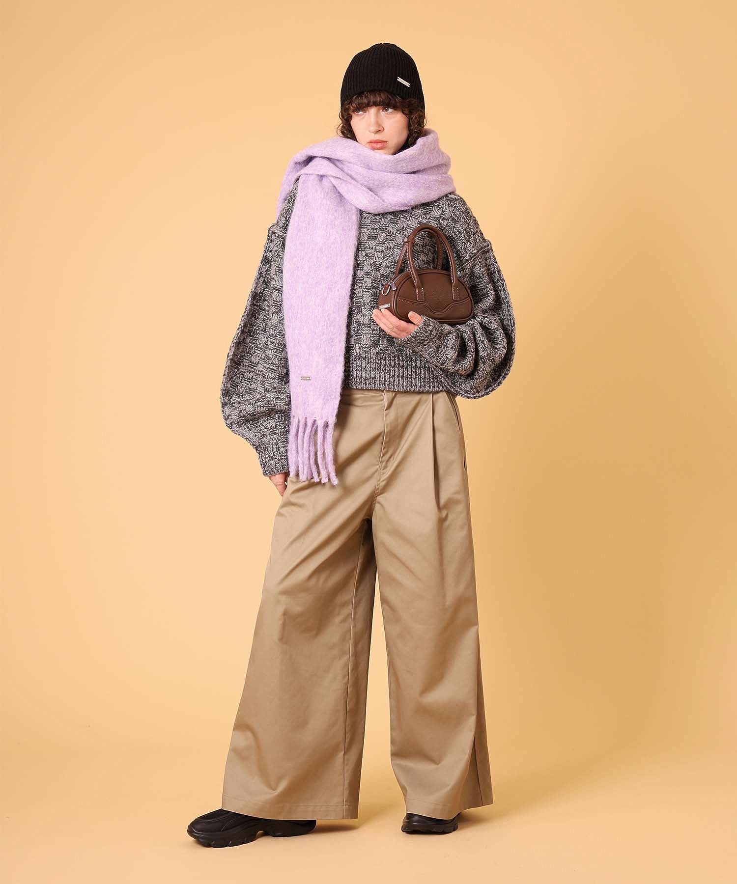 ミックスニットプルオーバー