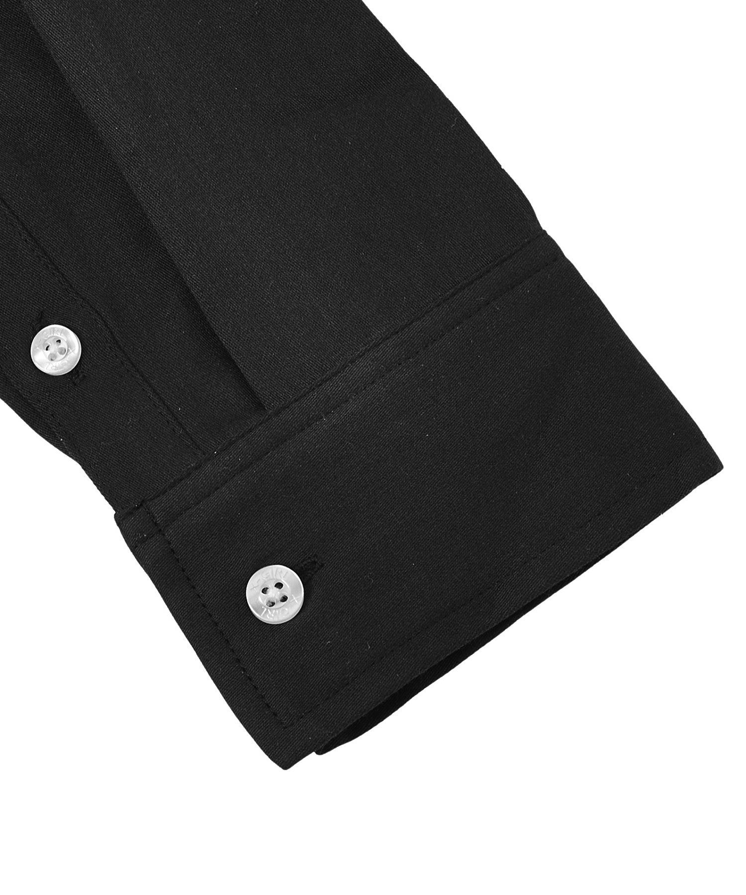 FACE LABEL L/S COMPACT SHIRT