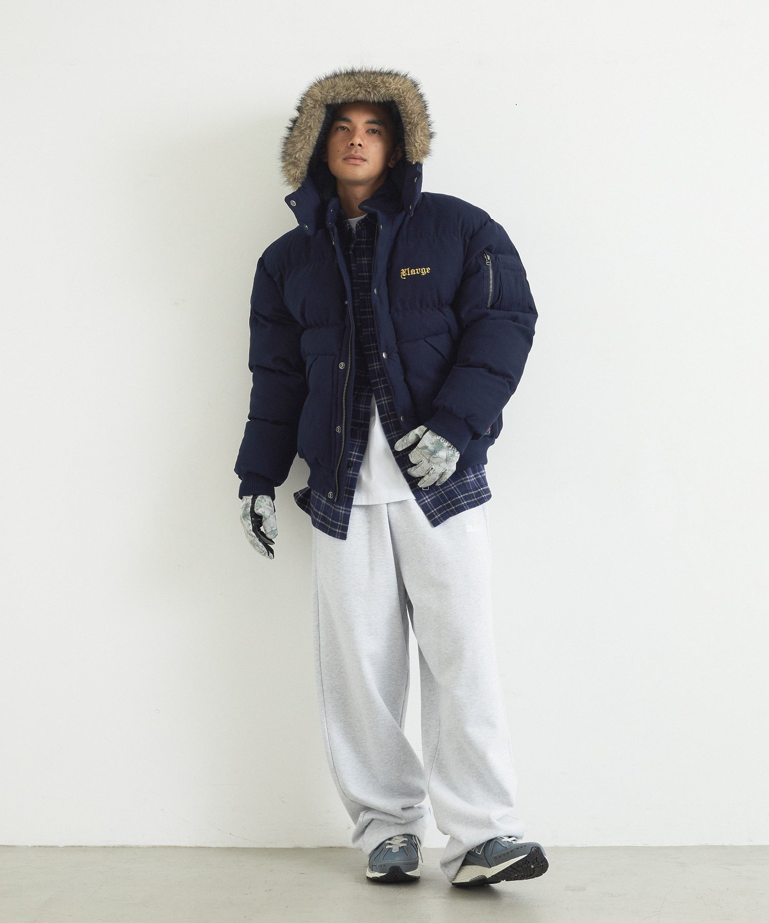 HOODED PUFFER JACKET