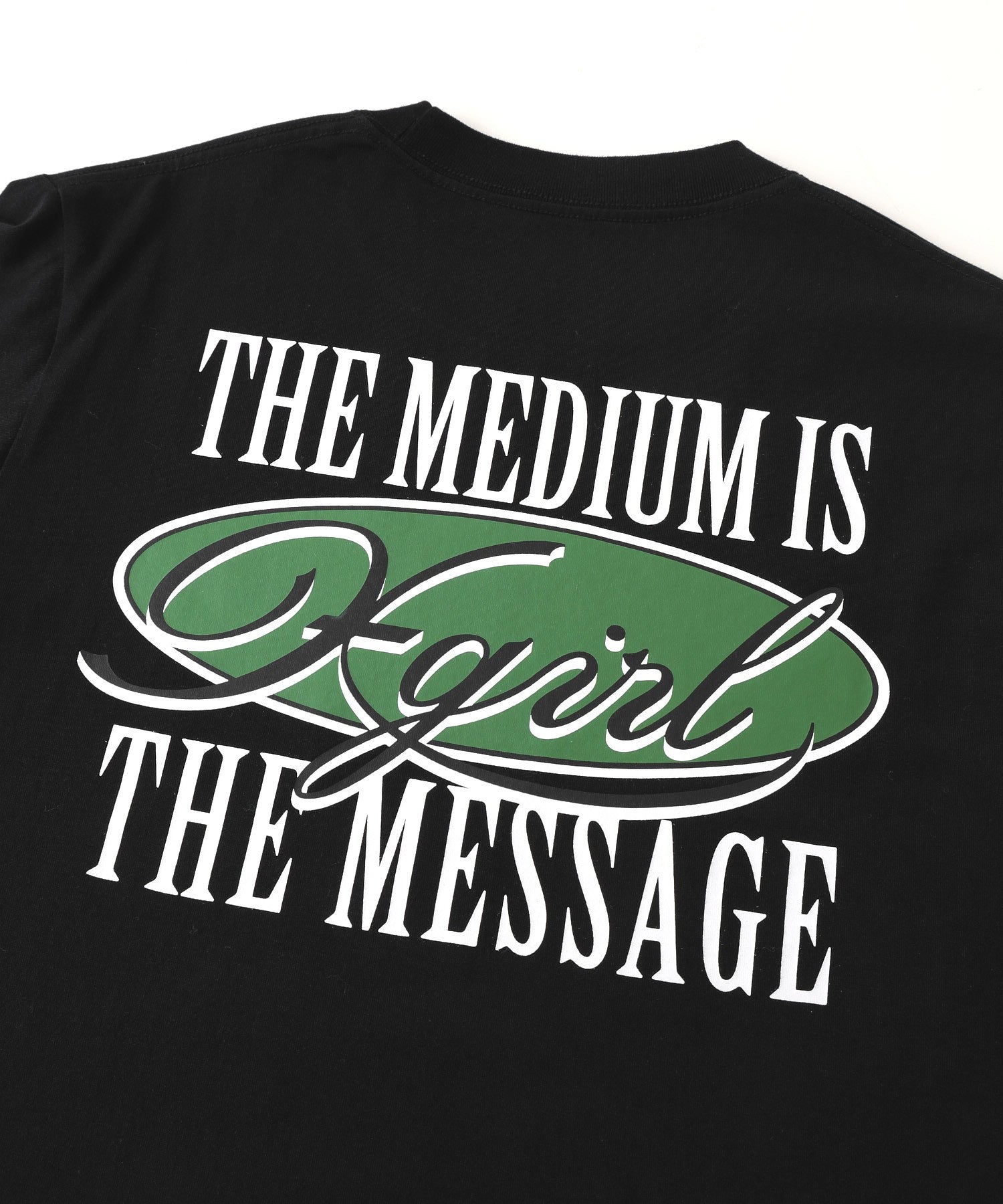 OVAL LOGO AND MESSAGE L/S TEE