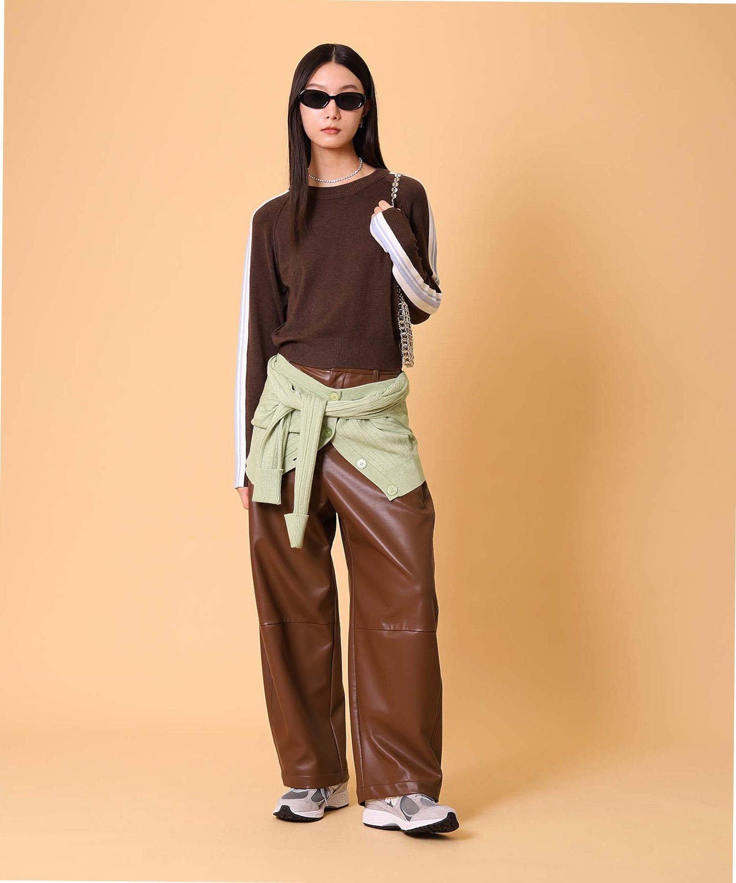 ラインニットプルオーバー