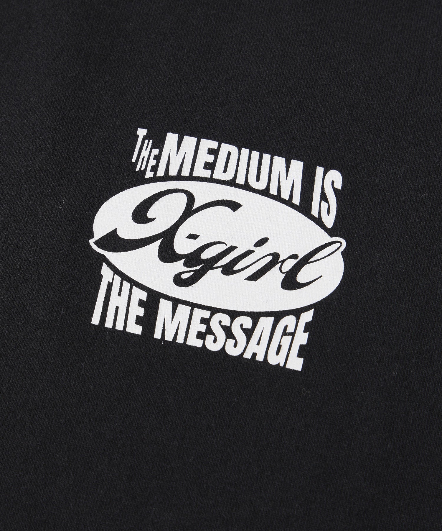 OVAL AND MESSAGE LOGO L/S TEE