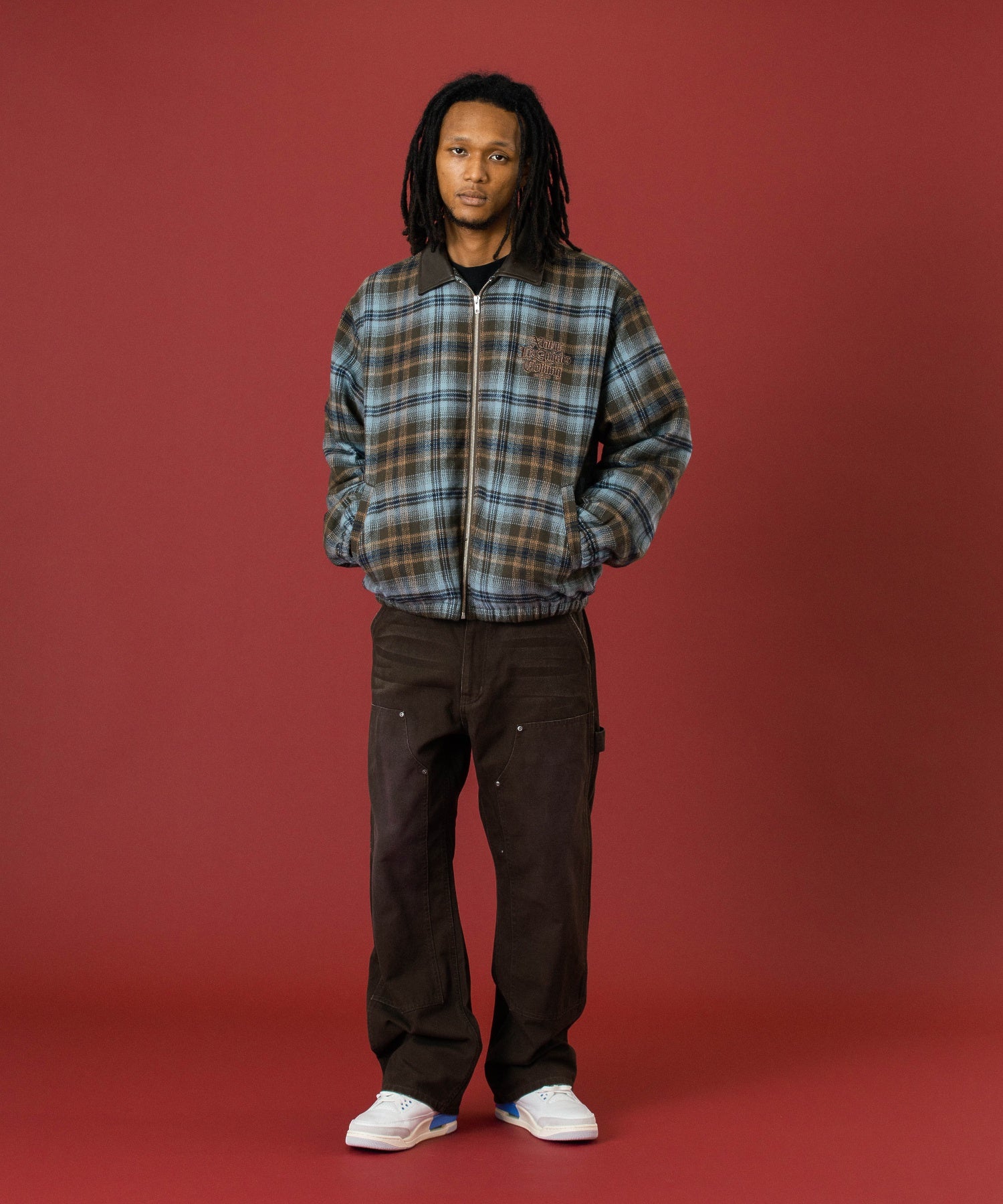 FADED DOUBLE KNEE PANTS