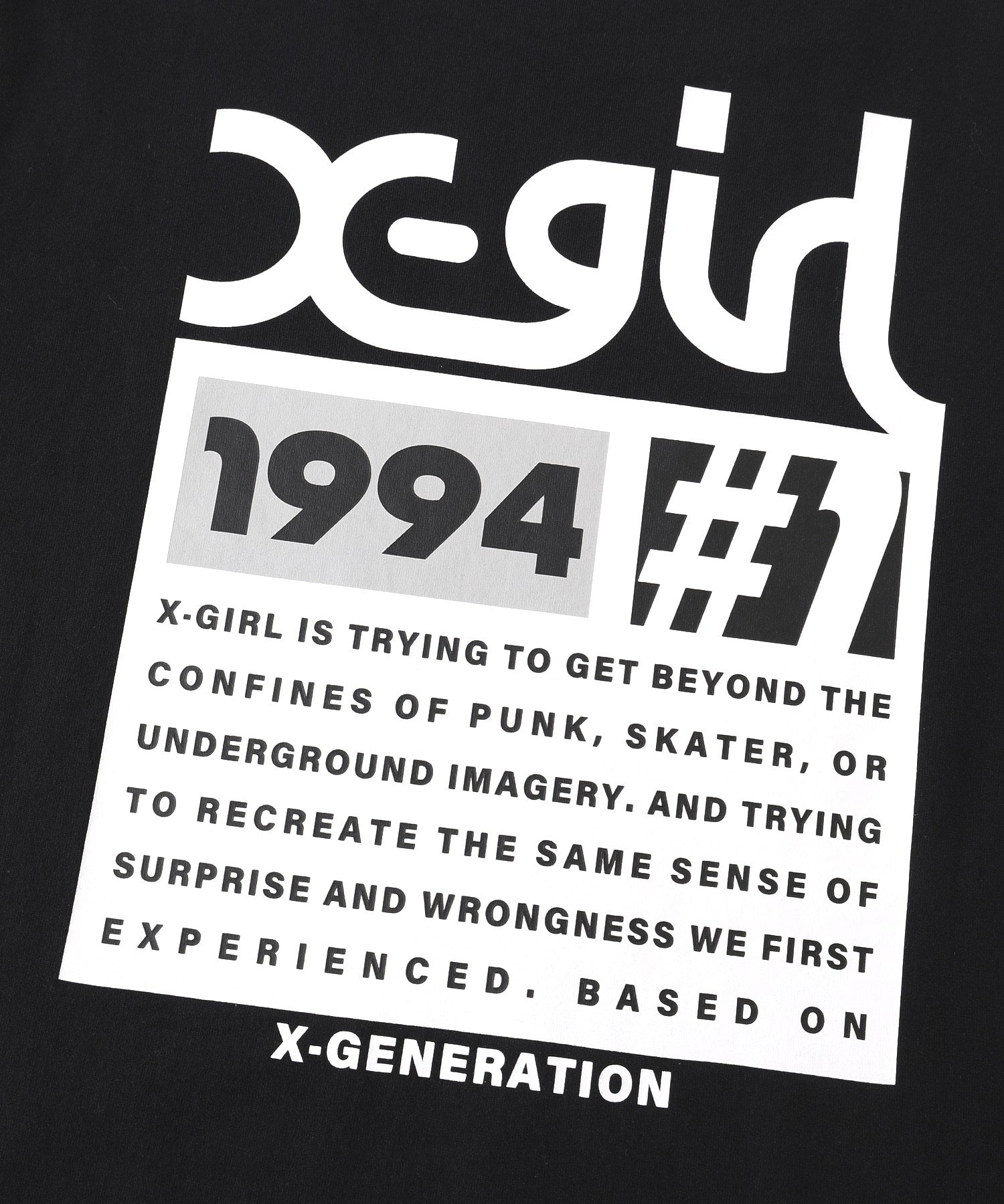 NUMBER ONE BOX LOGO L/S TEE