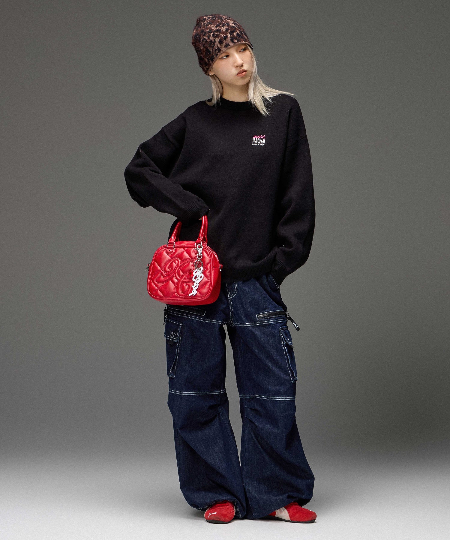 BICOLOR STITCH EASY CARGO PANTS
