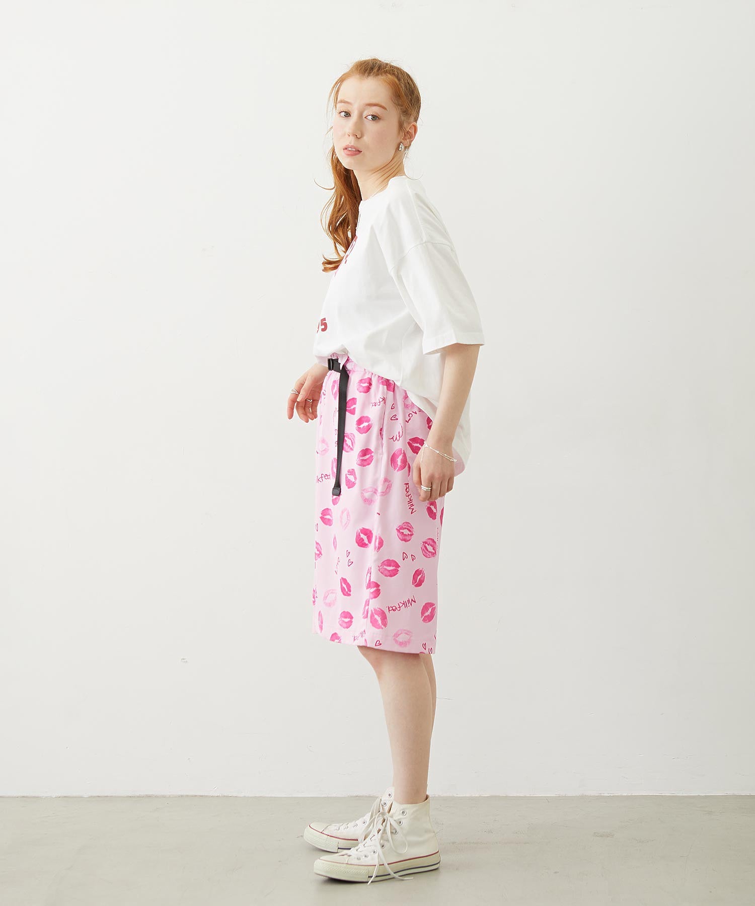 CHERRY RIBBON WIDE S/S TEE