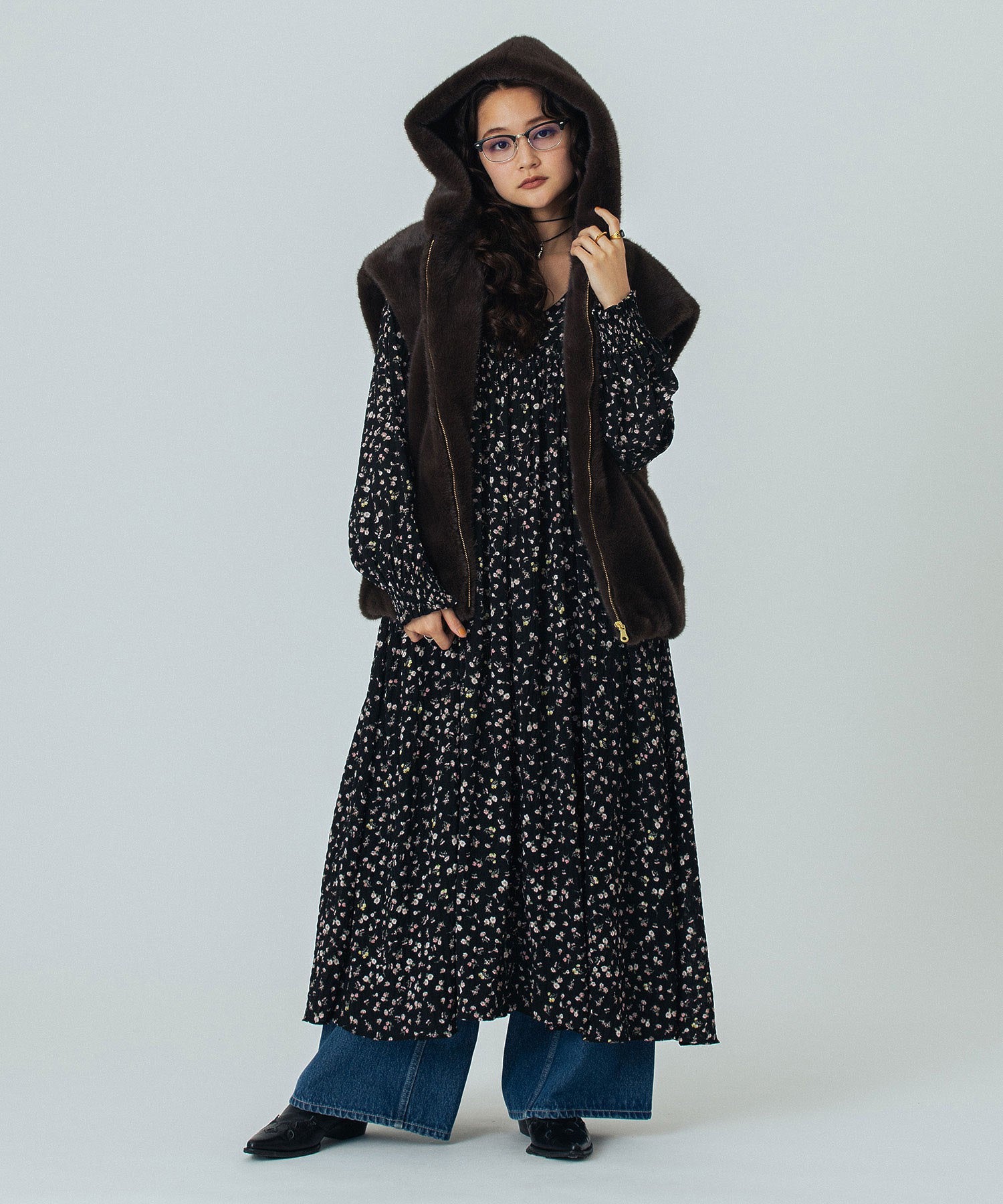 model:160cm 着用サイズ:ONE SIZE