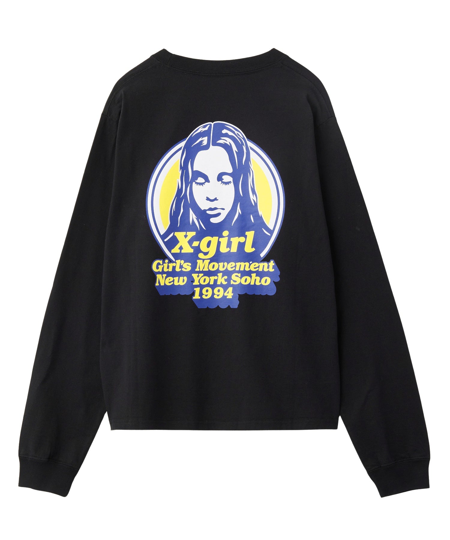 MESSAGE AND FACE CIRCLE LOGO L/S TEE