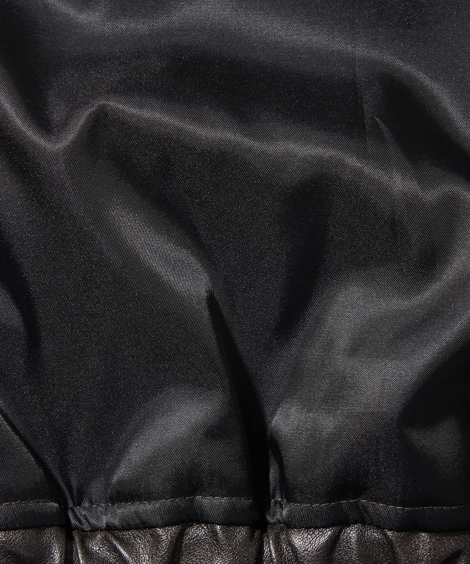 FAUX LEATHER LOGO PATCH JACKET