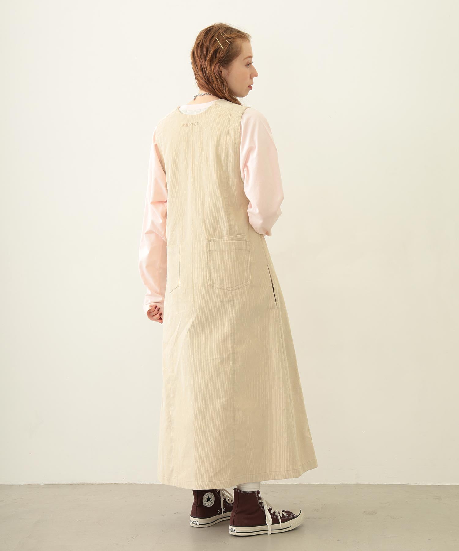 CORDUROY JUMPER SKIRT