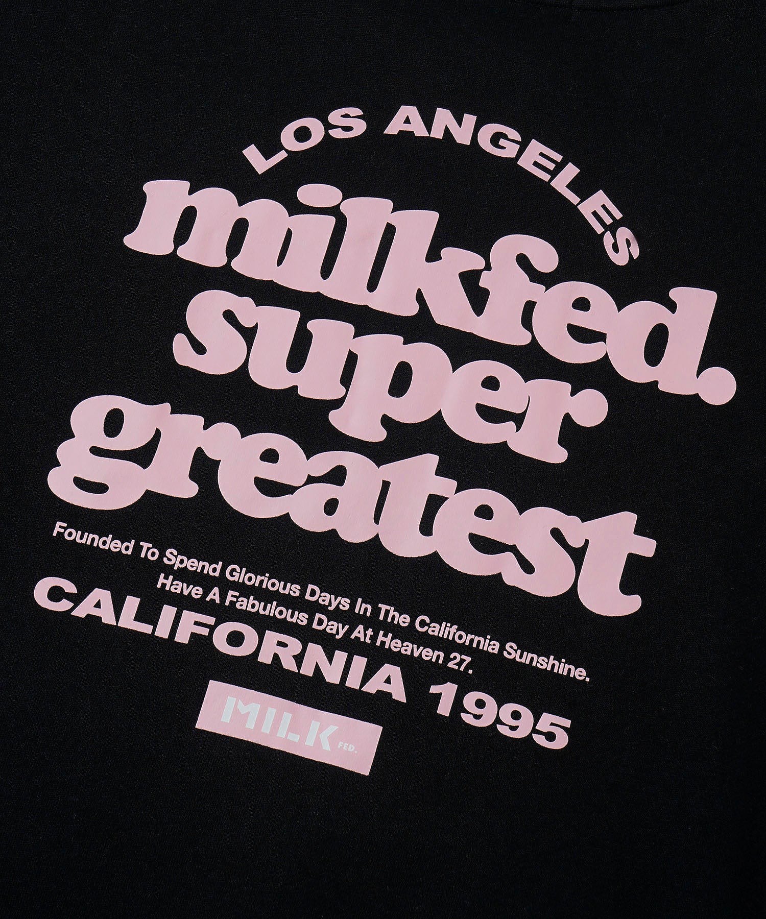 COOPER MESSAGE BIG SWEAT TOP MILKFED.