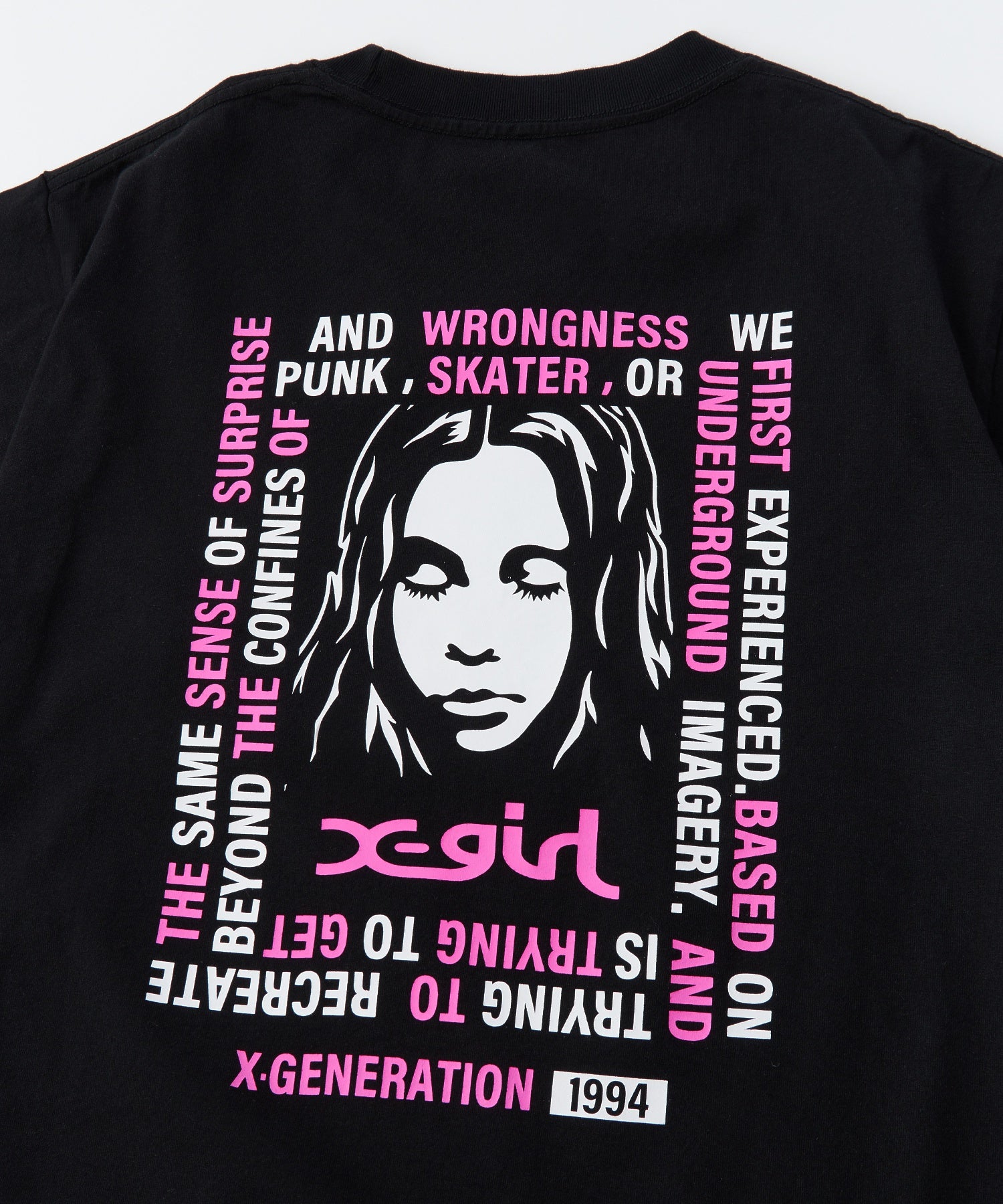 MESSAGE BOX FRAMED FACE S/S TEE