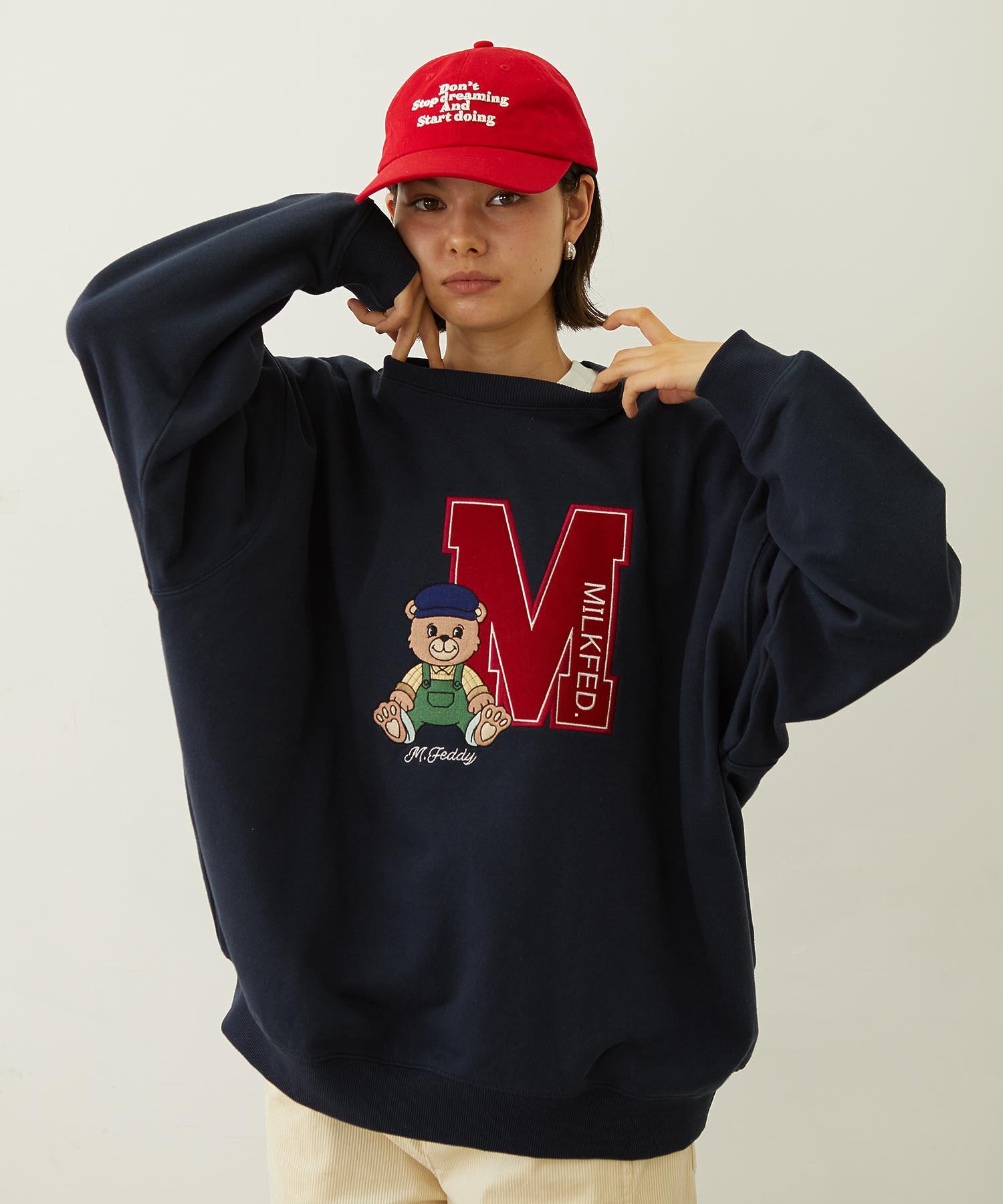 M.FEDDY EMBLEM SWEAT TOP