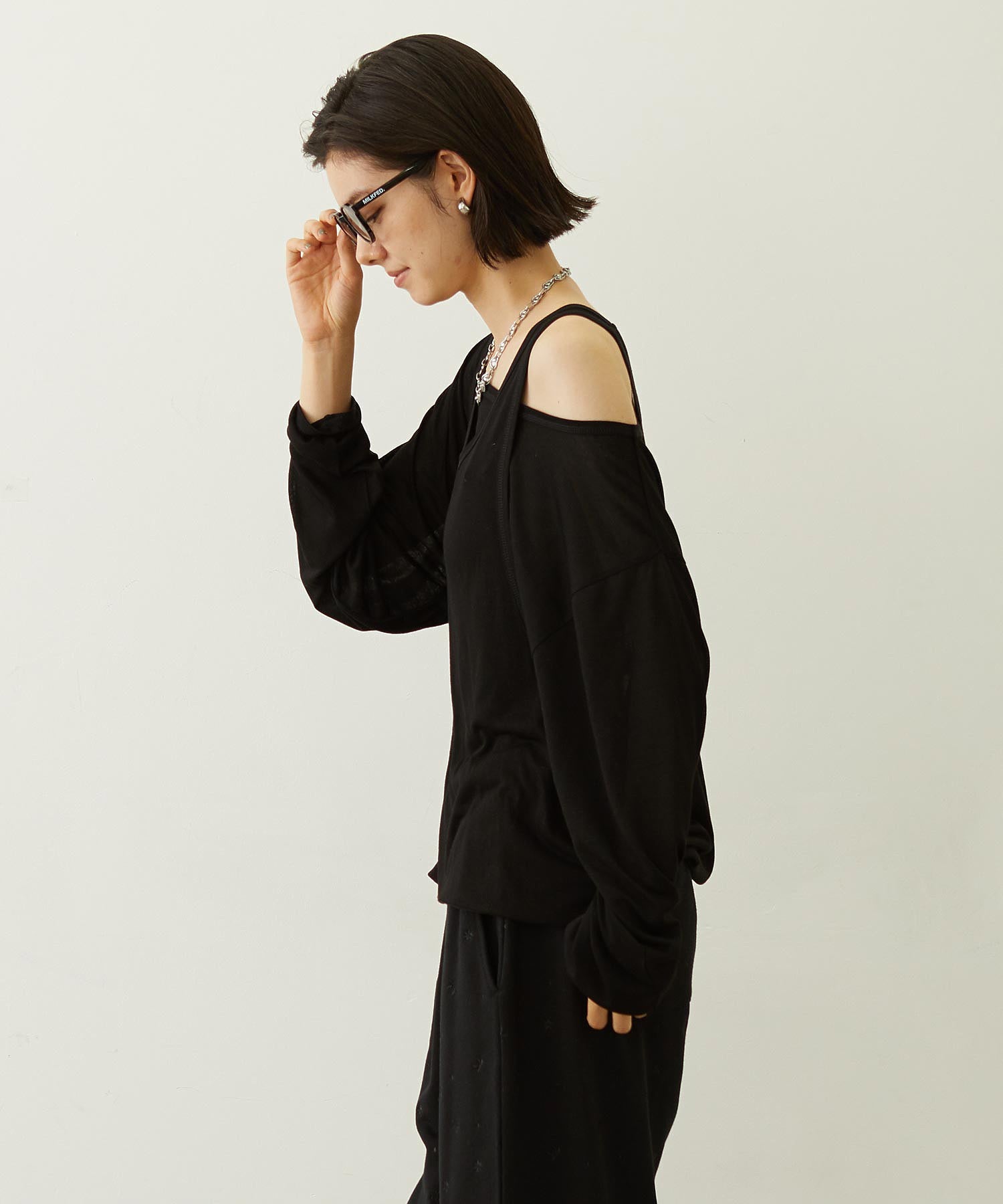 LAYERED LOOK L/S TOP