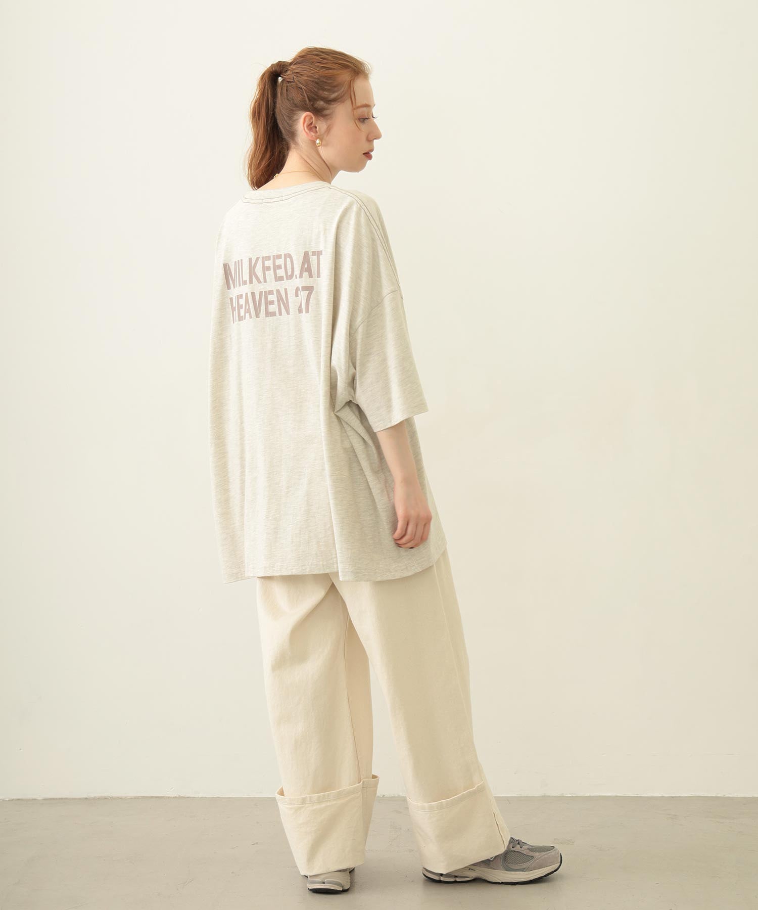 MILKFED. AT HEAVEN27 SUPER BIG S/S TOP
