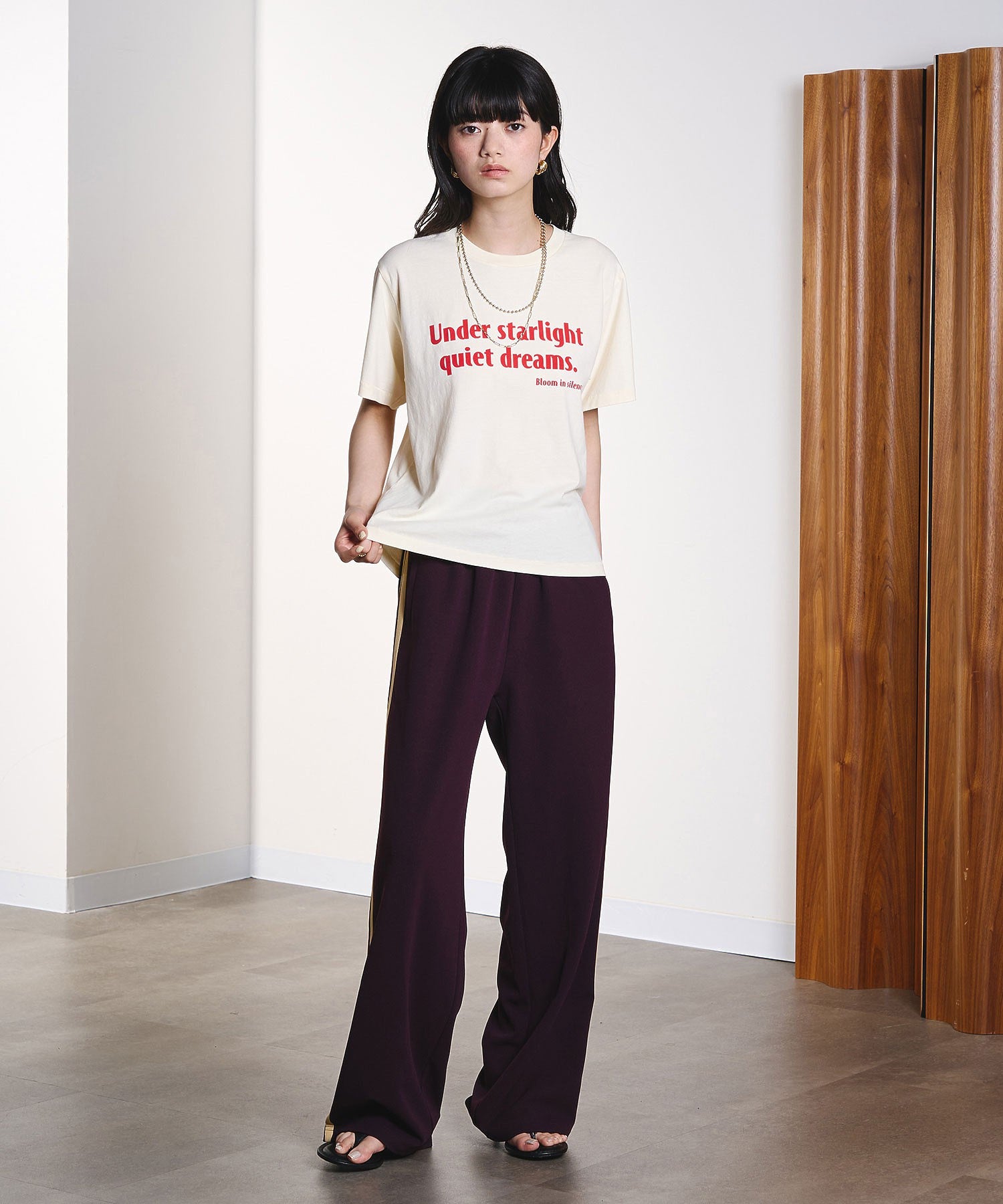 model:163cm 着用サイズ:M