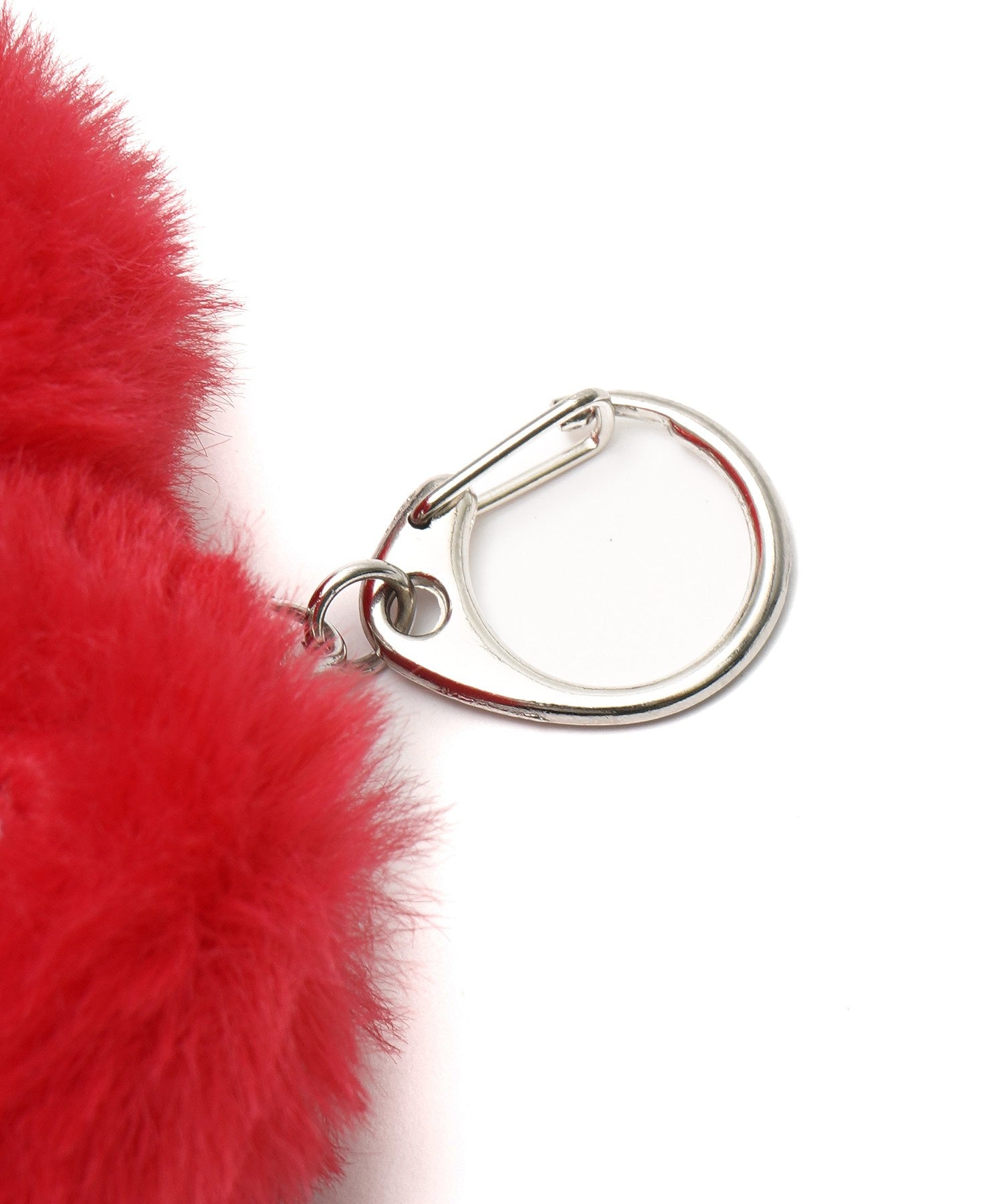 PADDED HEART KEY CHARM
