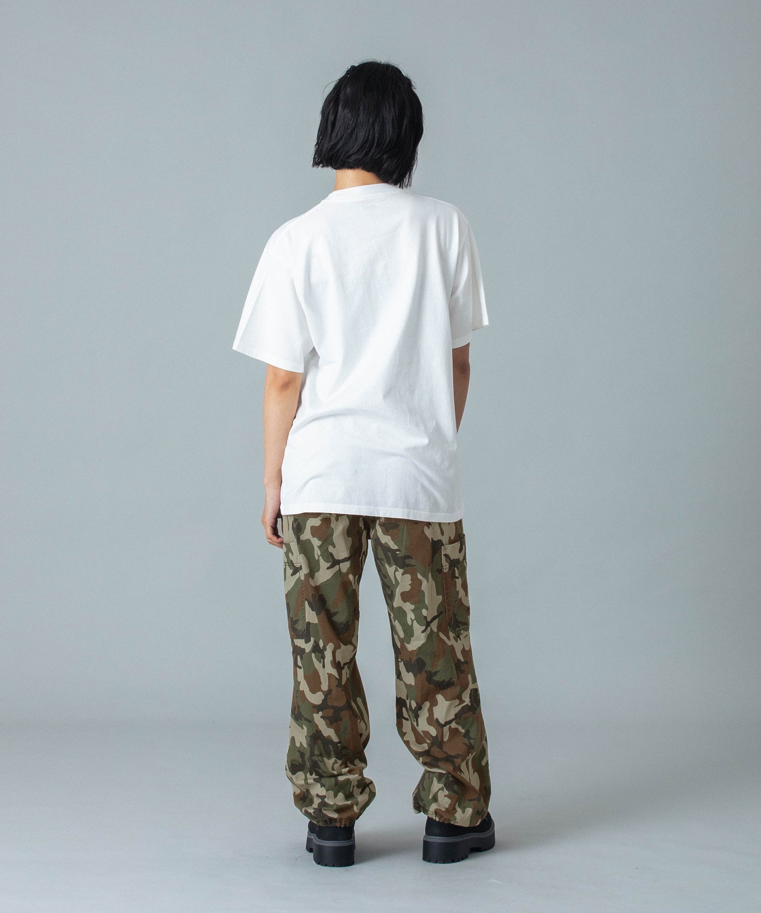WAIST RIB EASY PANTS