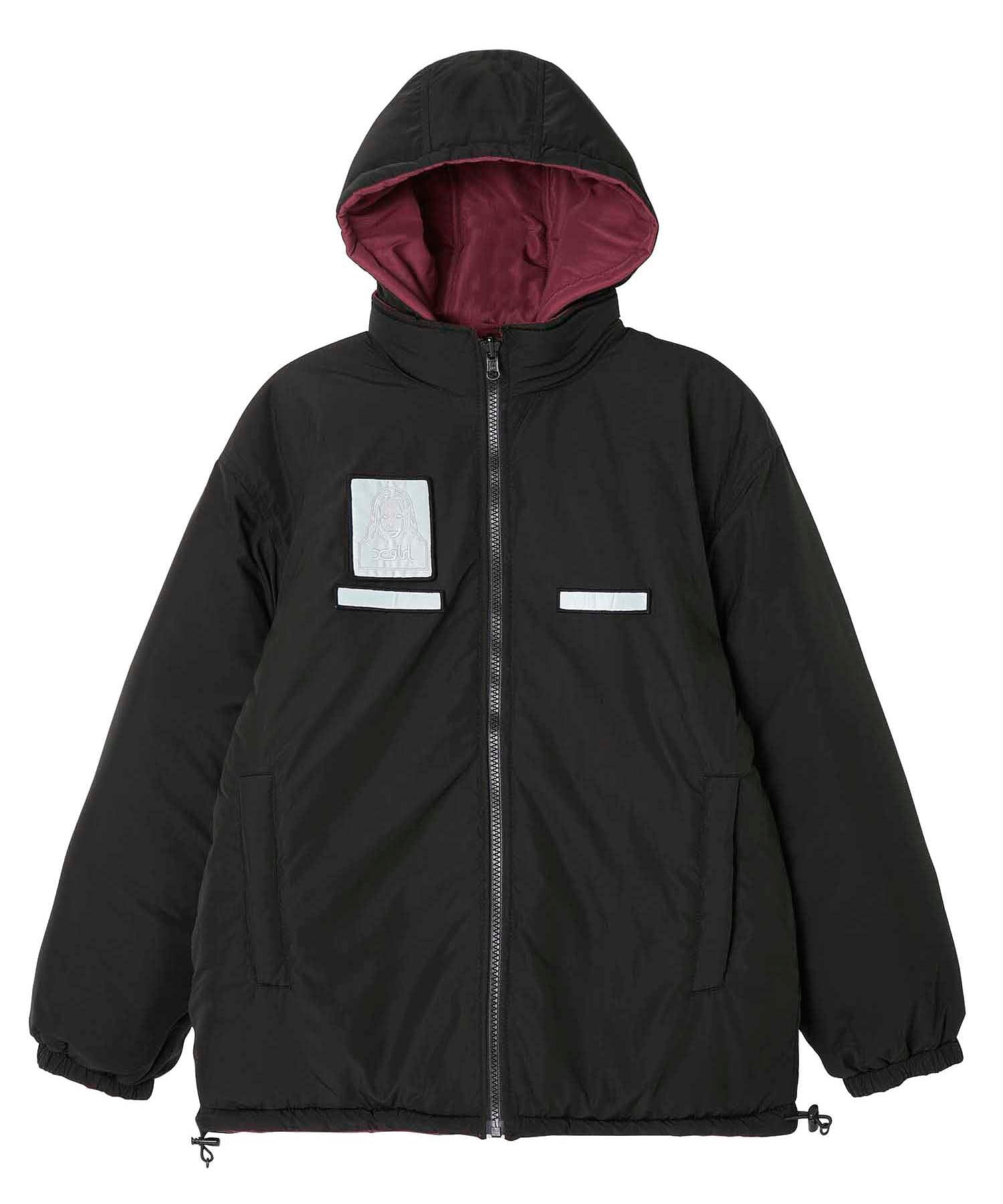 FACE PATCH REVERSIBLE PARKA X-girl