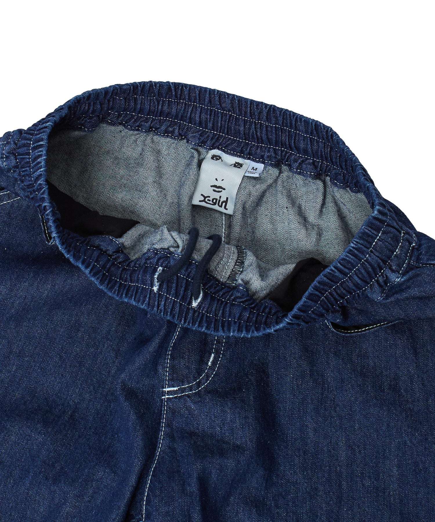 FACE LABEL POCKET EASY PANTS