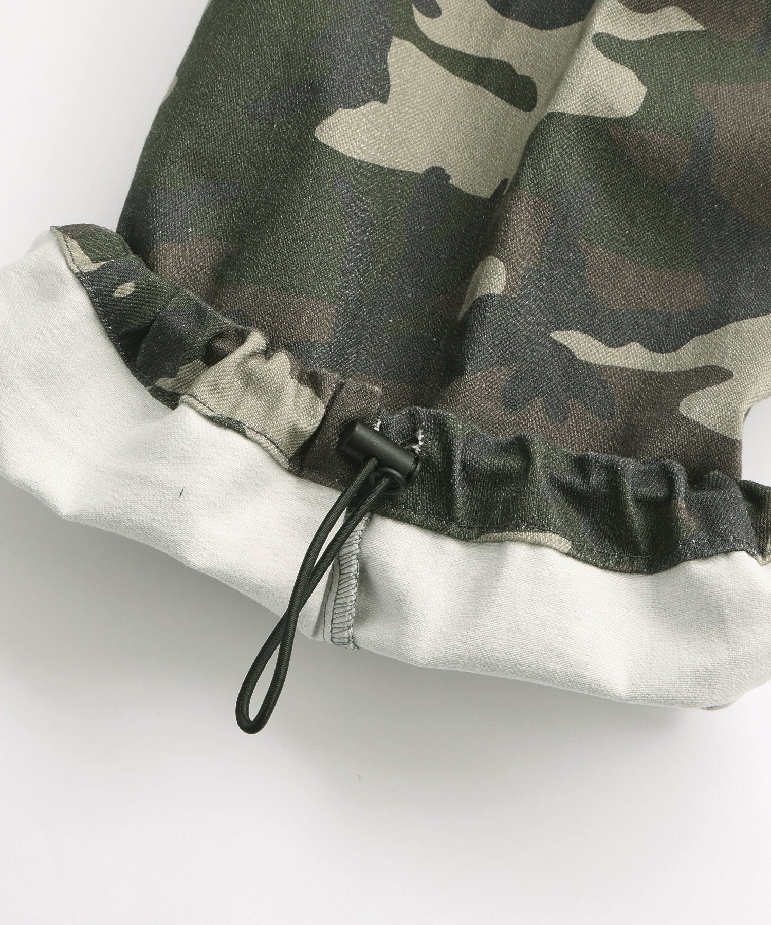 WASHED 2WAY WIDE LEG CARGO PANTS
