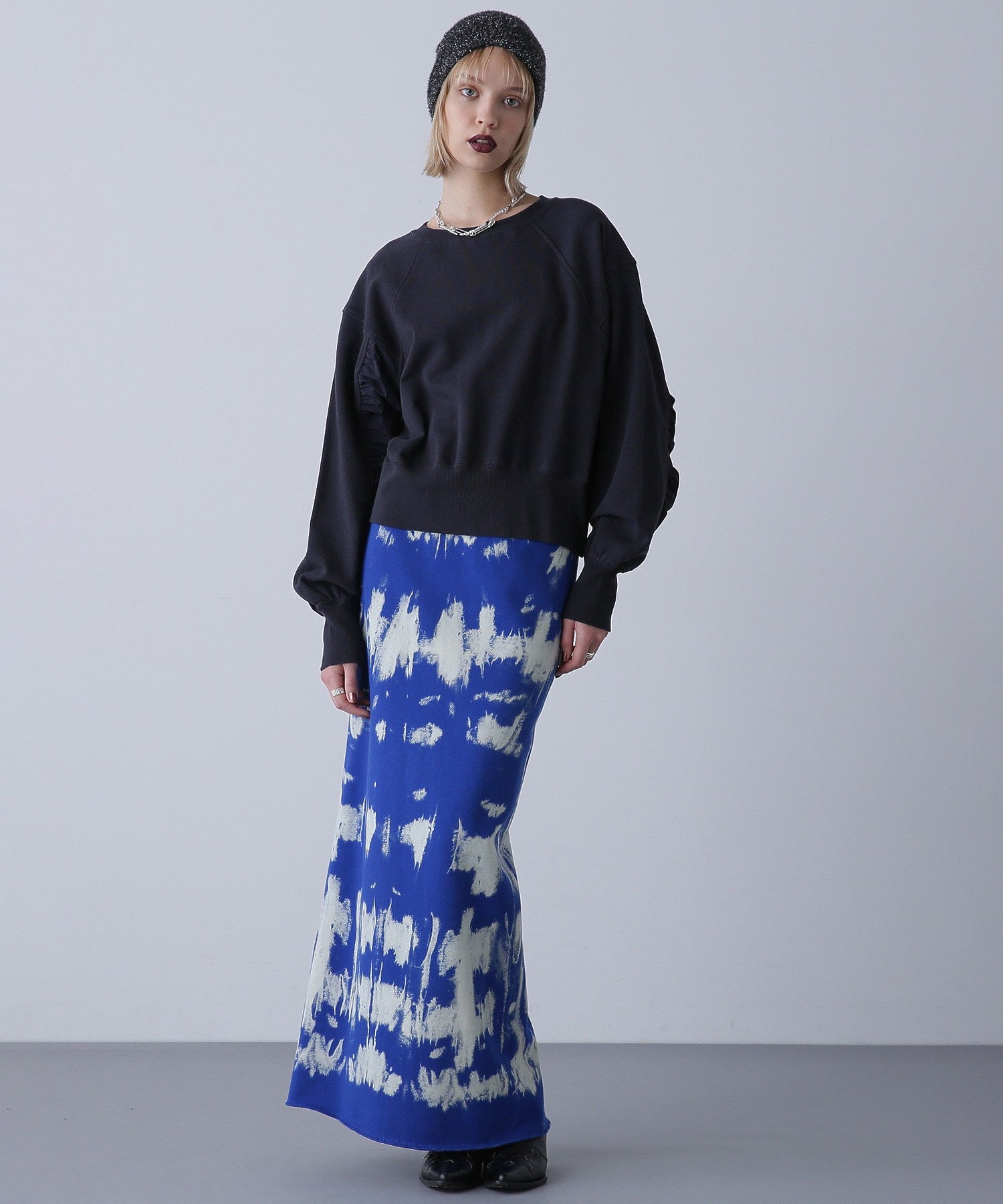 ナイロンドッキングスウェット